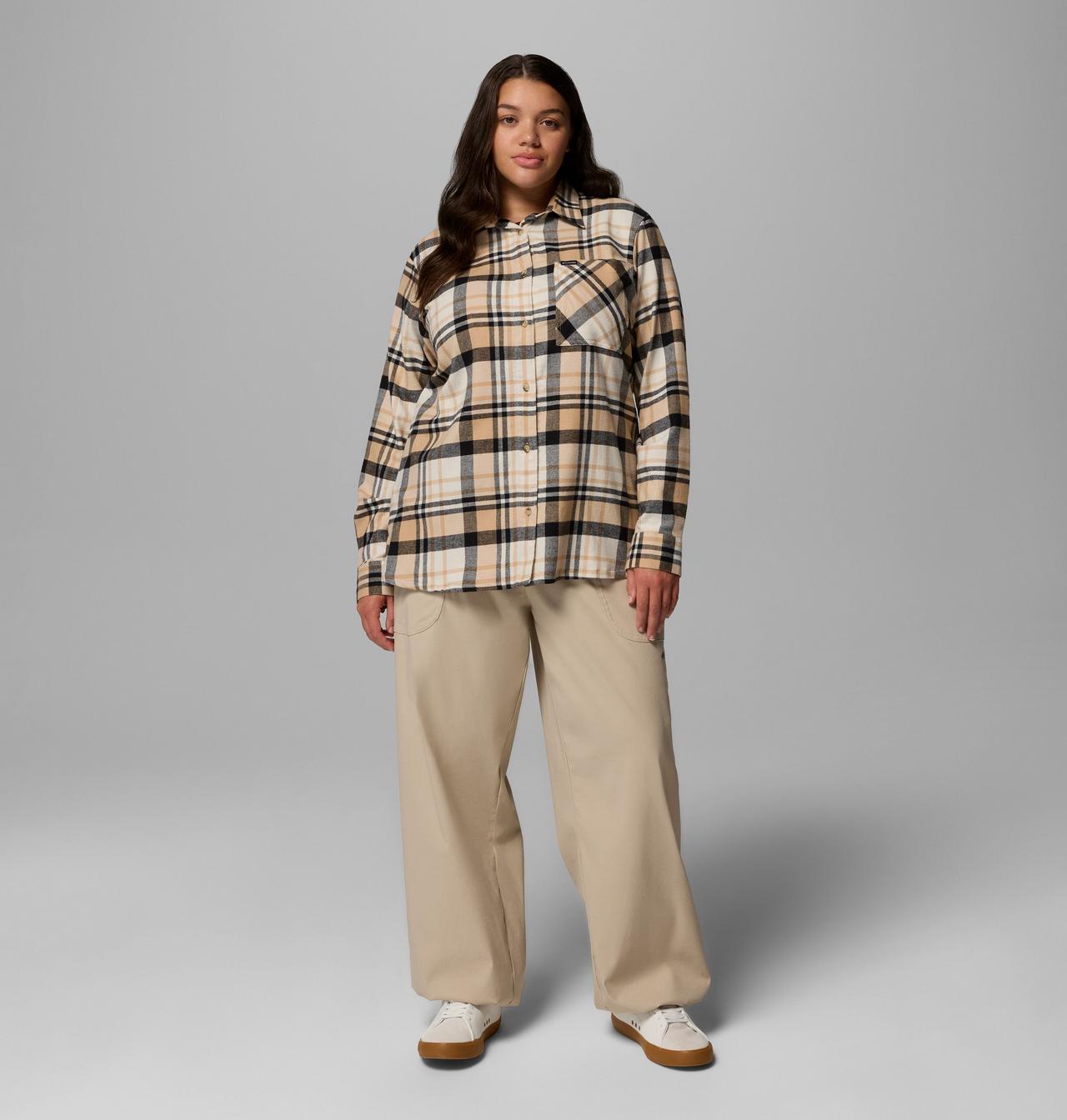 Women's Calico Basin™ Flannel Long Sleeve Shirt - Plus Size | 262 | 2X 2
