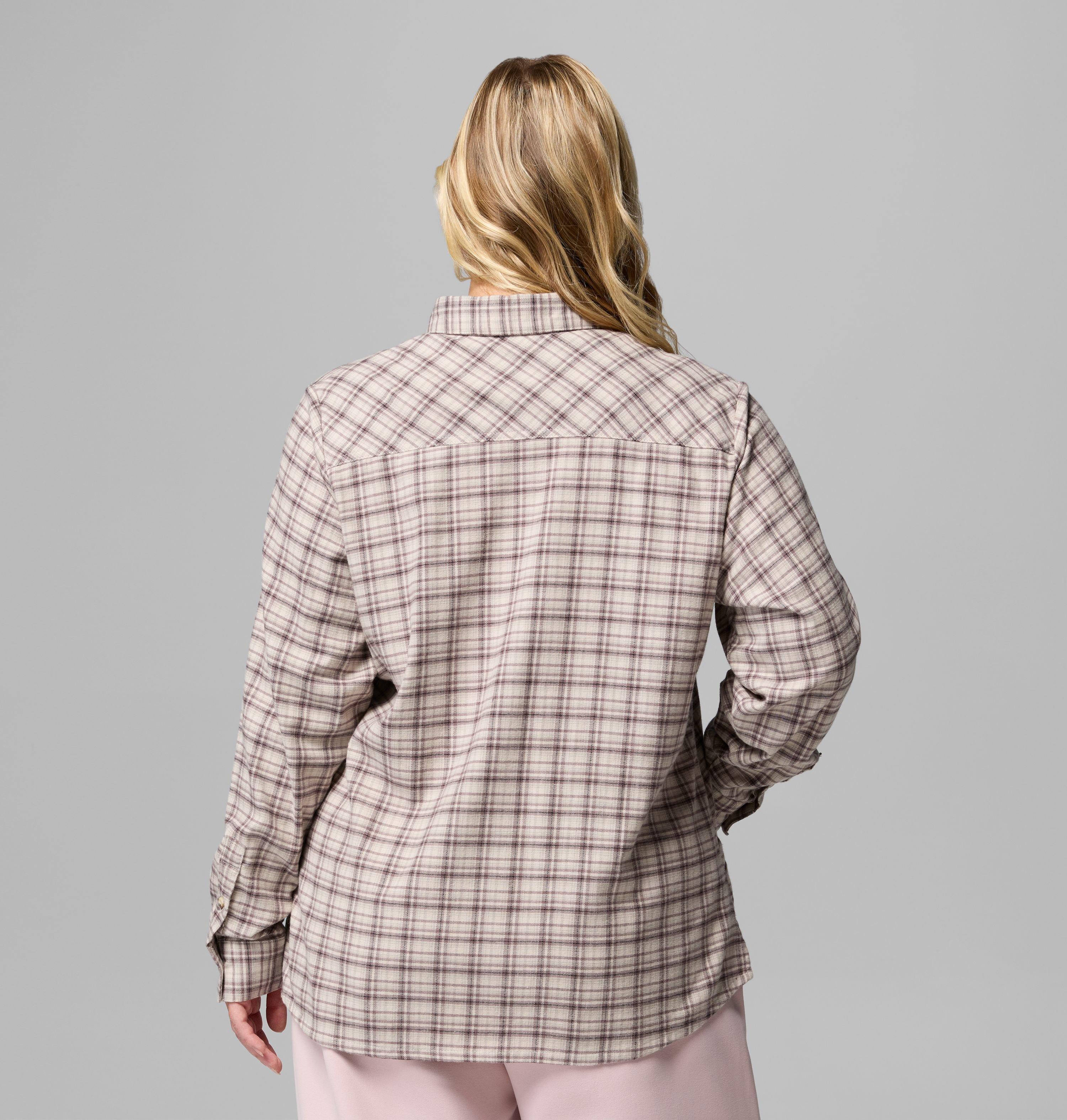 Women's Calico Basin Flannel Long Sleeve Shirt - Plus Size | 278 | 2X 3