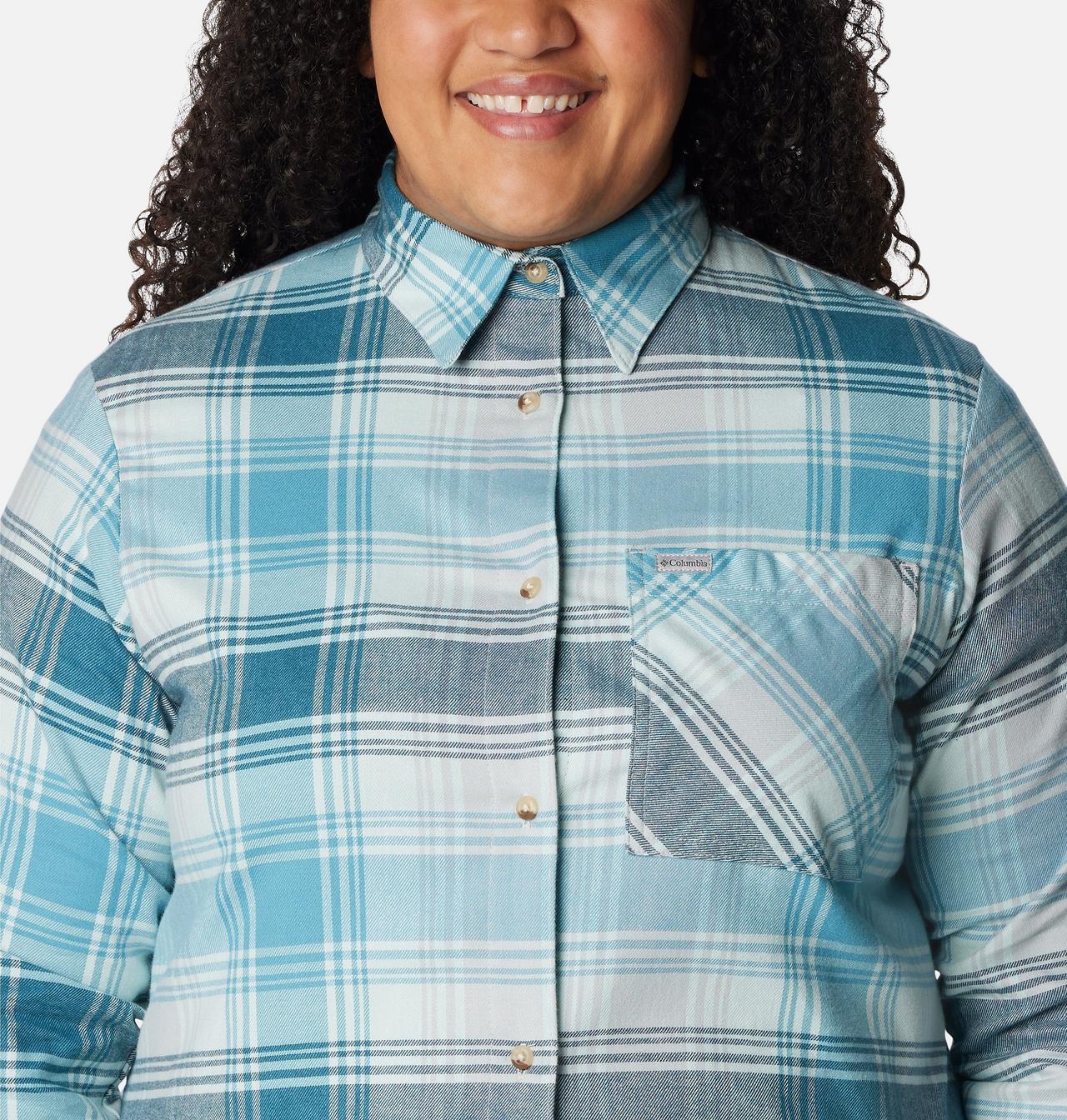 Women's Calico Basin™ Flannel Long Sleeve Shirt - Plus Size 4