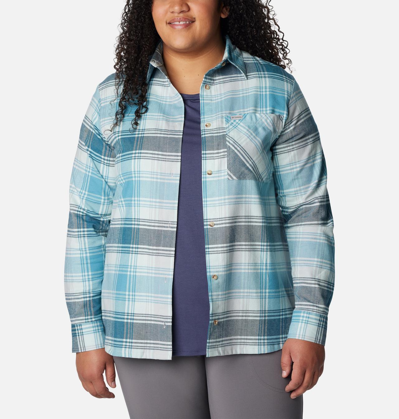 Women's Calico Basin™ Flannel Long Sleeve Shirt - Plus Size 6