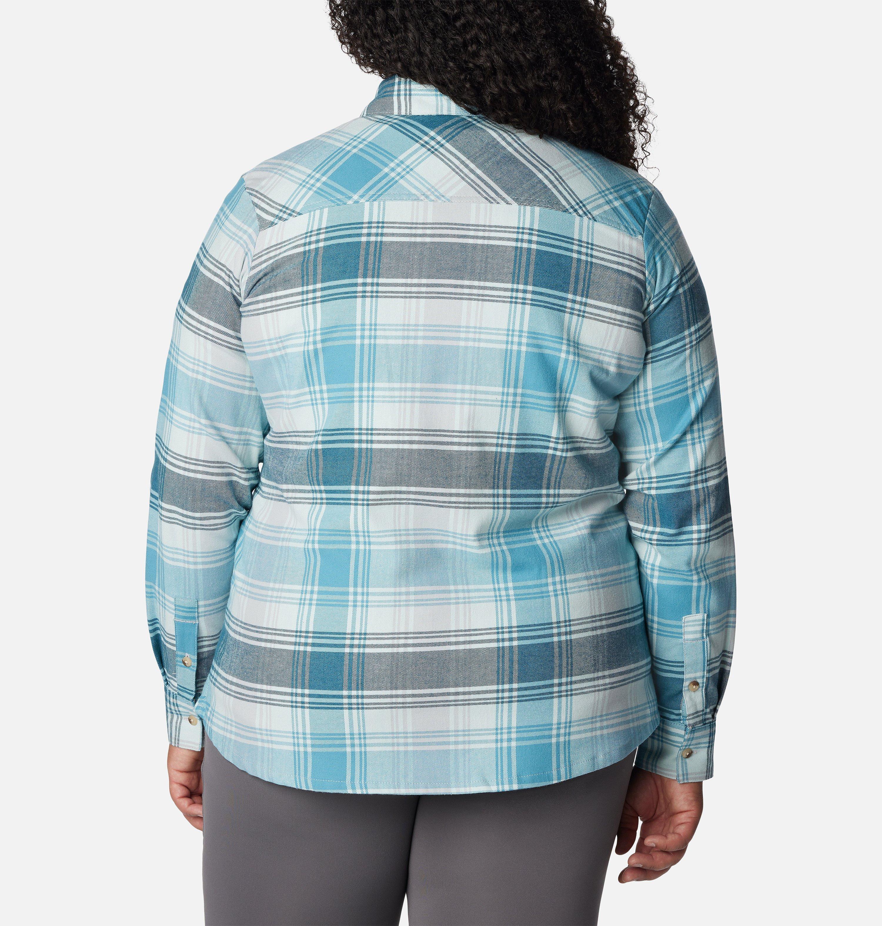 Women's Calico Basin Flannel Long Sleeve Shirt - Plus Size 2