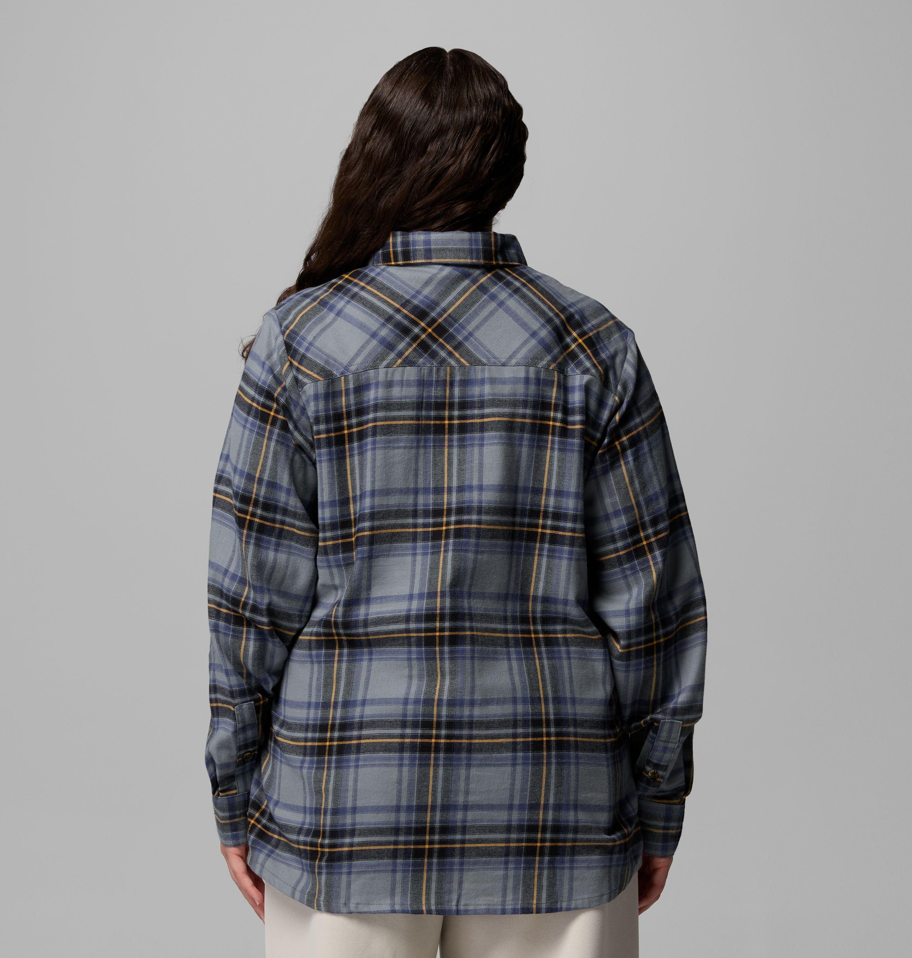 Women's Calico Basin Flannel Long Sleeve Shirt - Plus Size | 342 | 1X 3