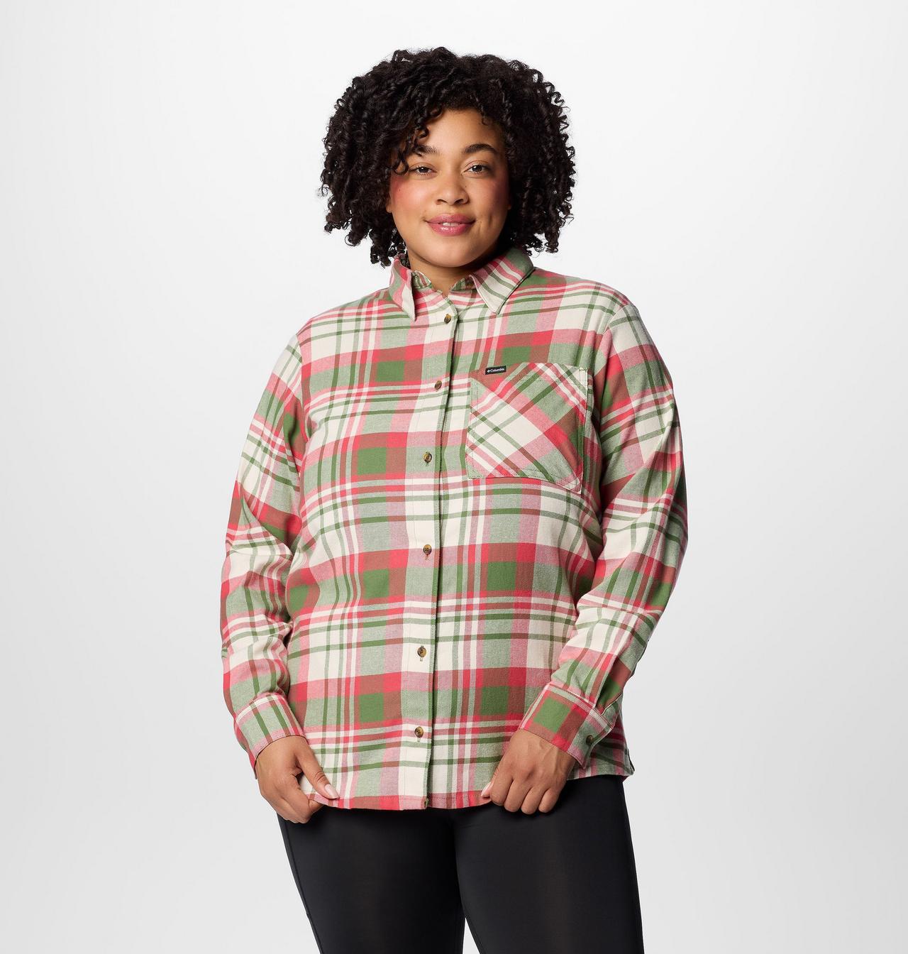 Women's Calico Basin™ Flannel Long Sleeve Shirt - Plus Size 6