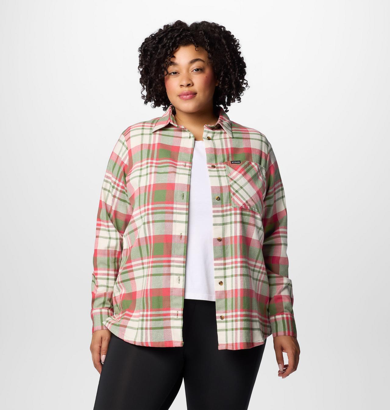 Women's Calico Basin™ Flannel Long Sleeve Shirt - Plus Size 1