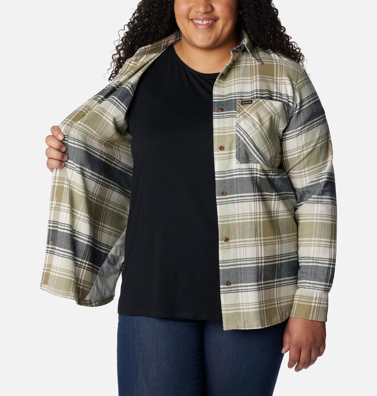 Women's Calico Basin™ Flannel Long Sleeve Shirt - Plus Size 5