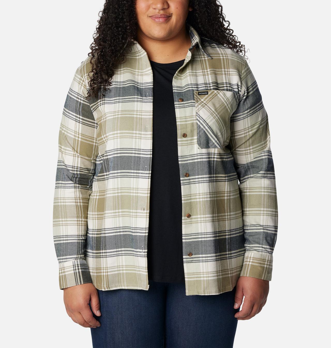 Women's Calico Basin™ Flannel Long Sleeve Shirt - Plus Size 7
