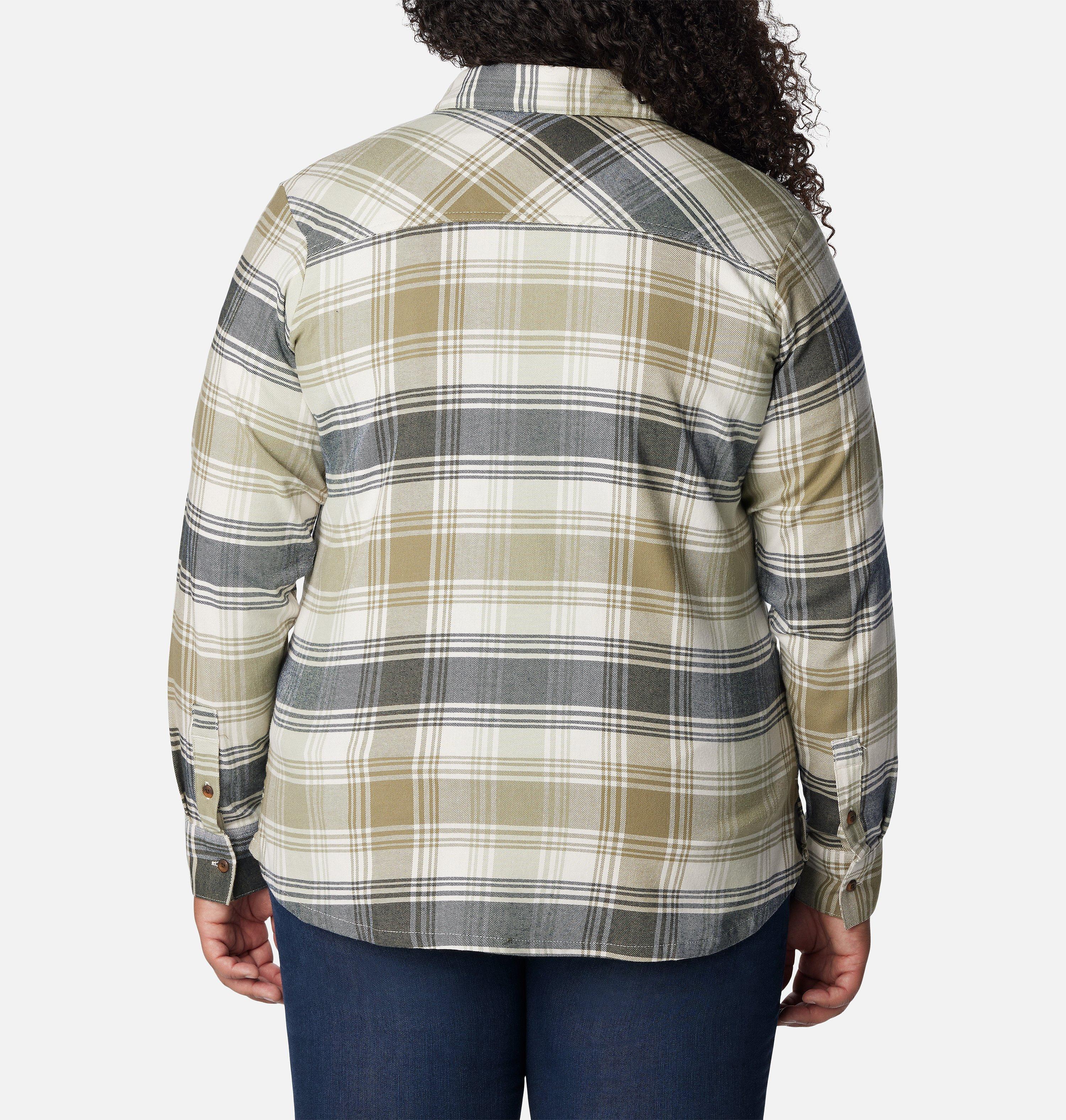 Women's Calico Basin Flannel Long Sleeve Shirt - Plus Size 2