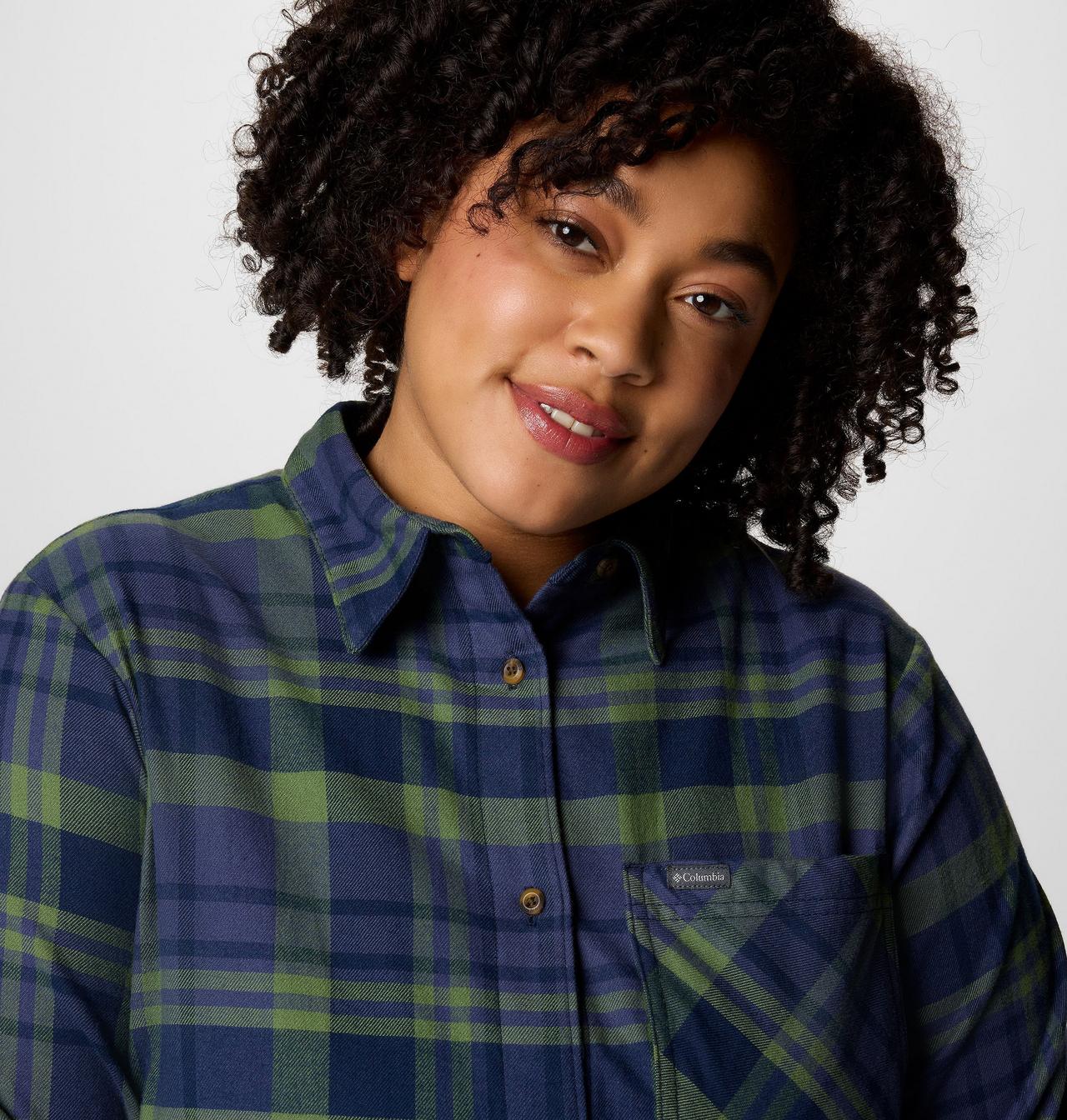Women's Calico Basin™ Flannel Long Sleeve Shirt - Plus Size 5