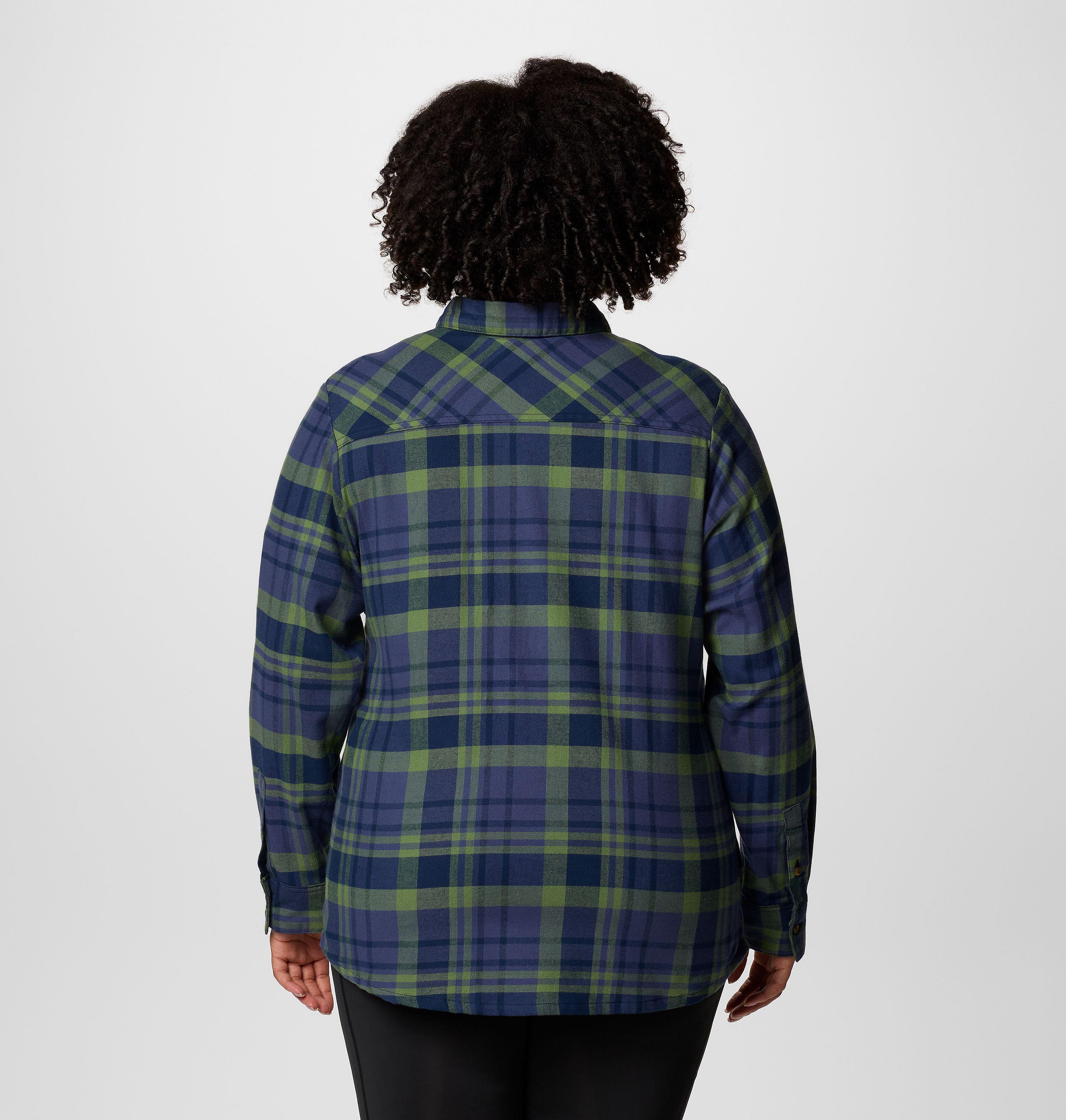 Women's Calico Basin Flannel Long Sleeve Shirt - Plus Size 2
