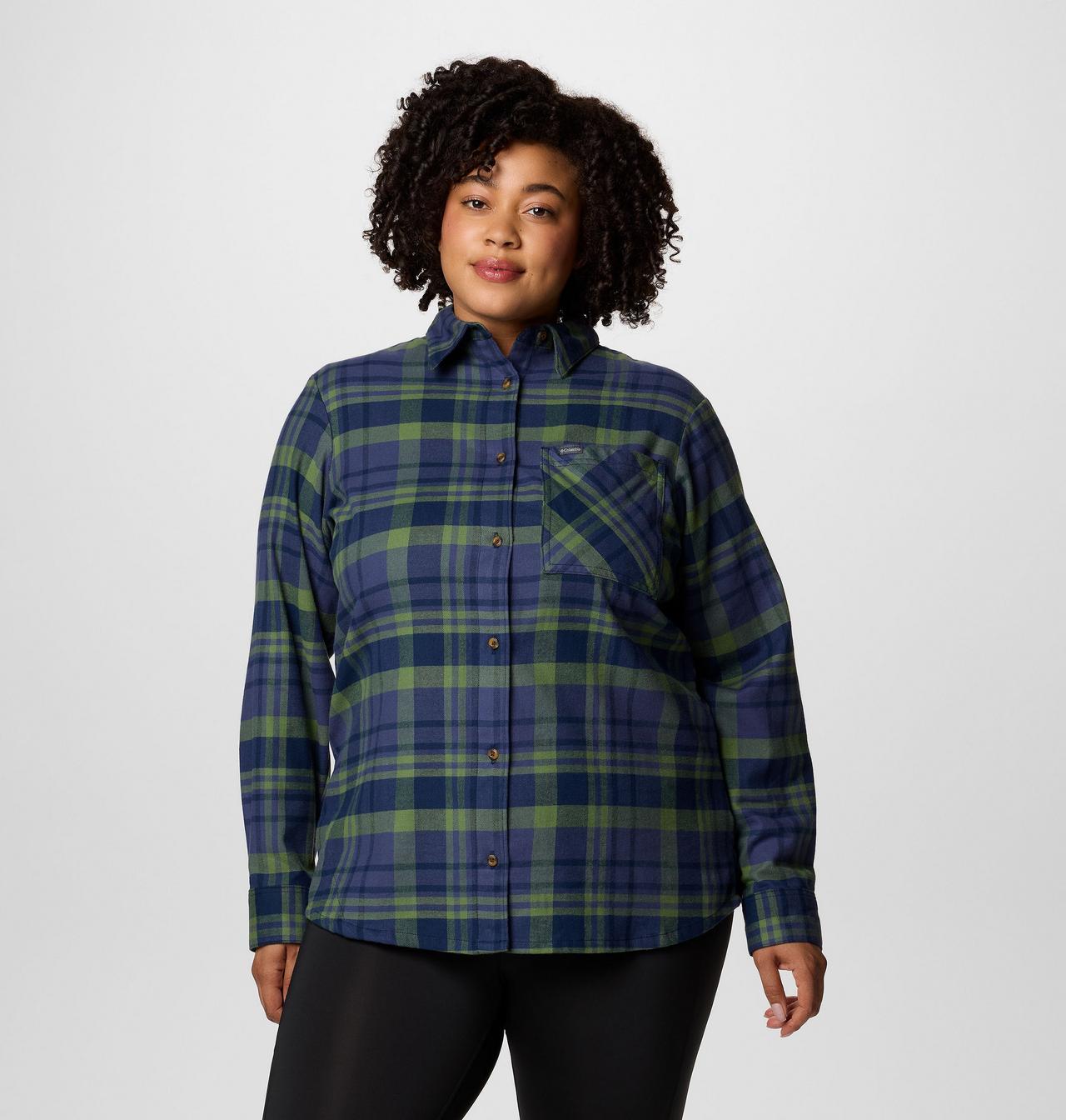 Women's Calico Basin™ Flannel Long Sleeve Shirt - Plus Size 1
