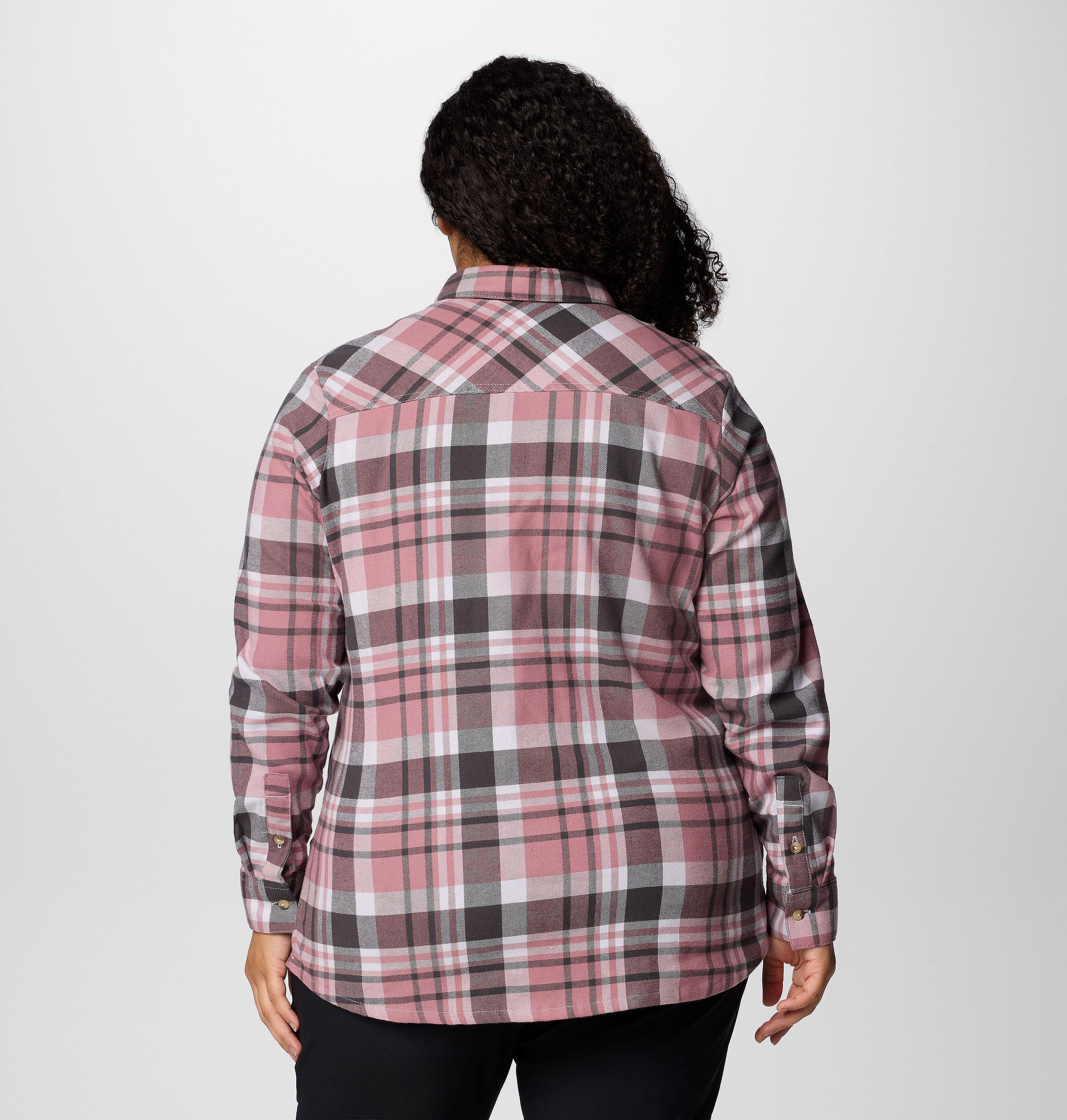 Women's Calico Basin Flannel Long Sleeve Shirt - Plus Size 2
