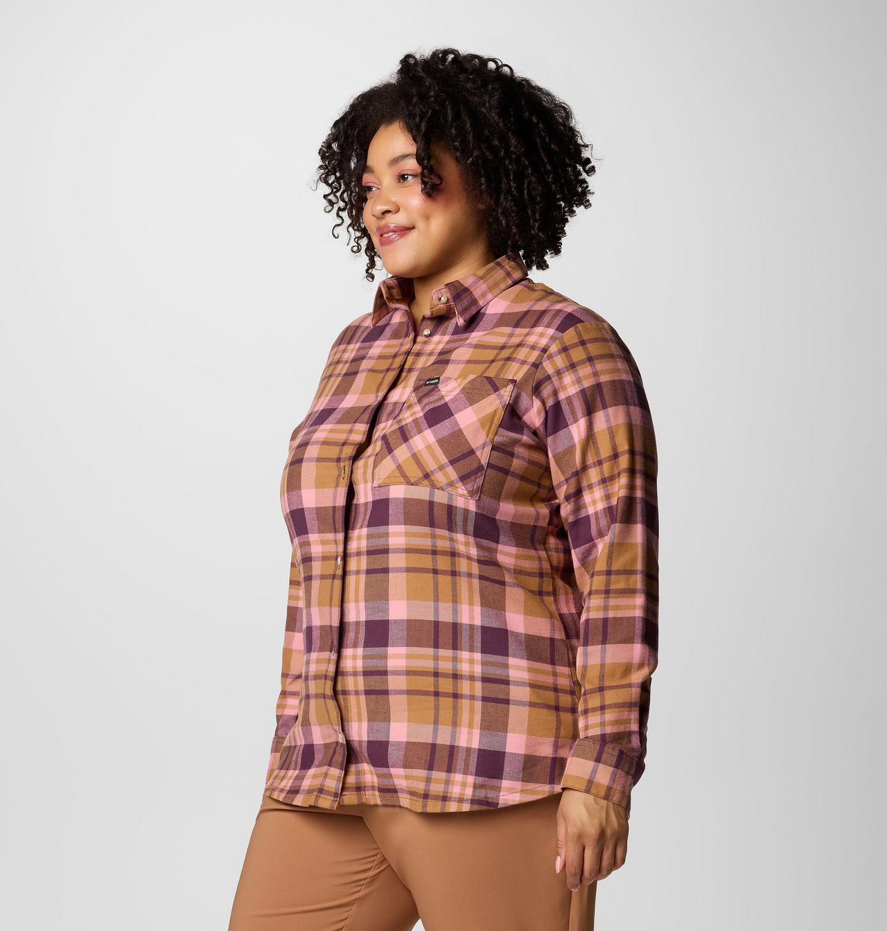 Women's Calico Basin™ Flannel Long Sleeve Shirt - Plus Size 4