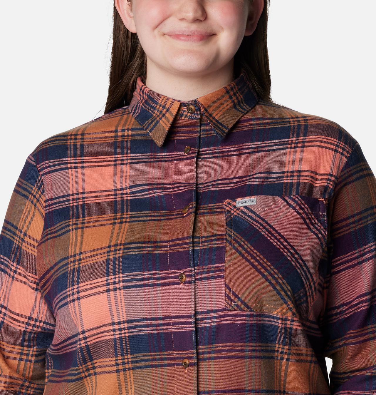 Women's Calico Basin™ Flannel Long Sleeve Shirt - Plus Size 4