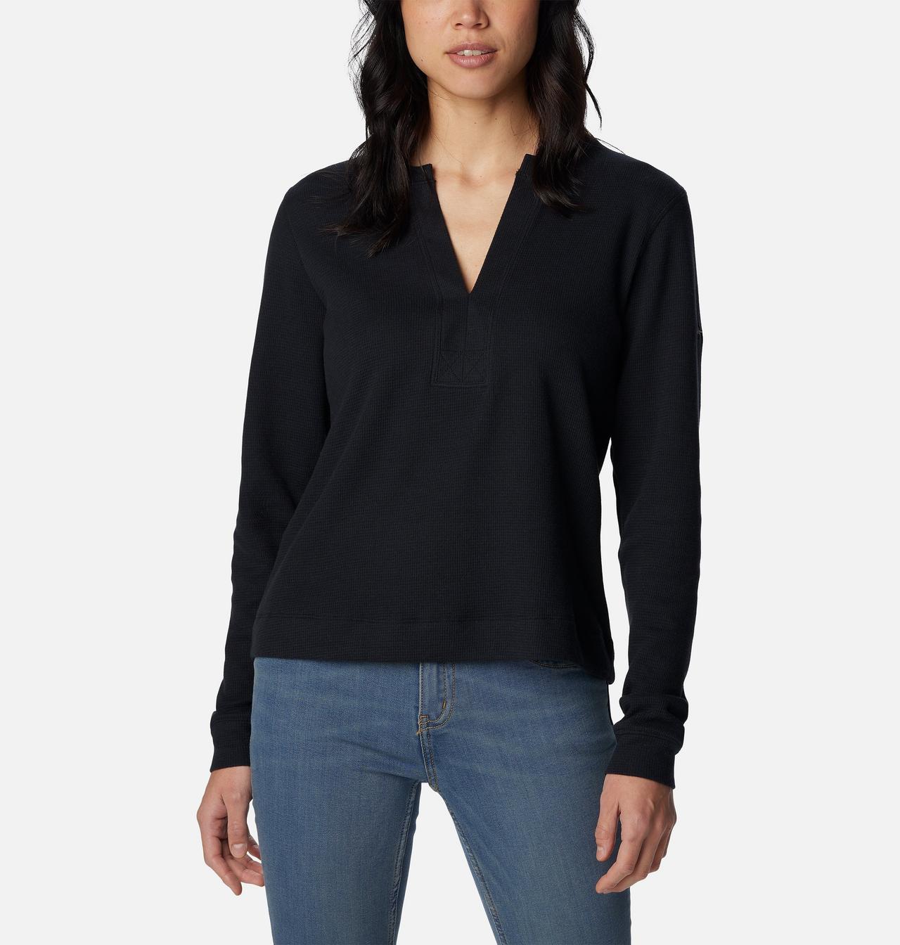 Women's Holly Hideaway™ Waffle Long Sleeve Shirt 1