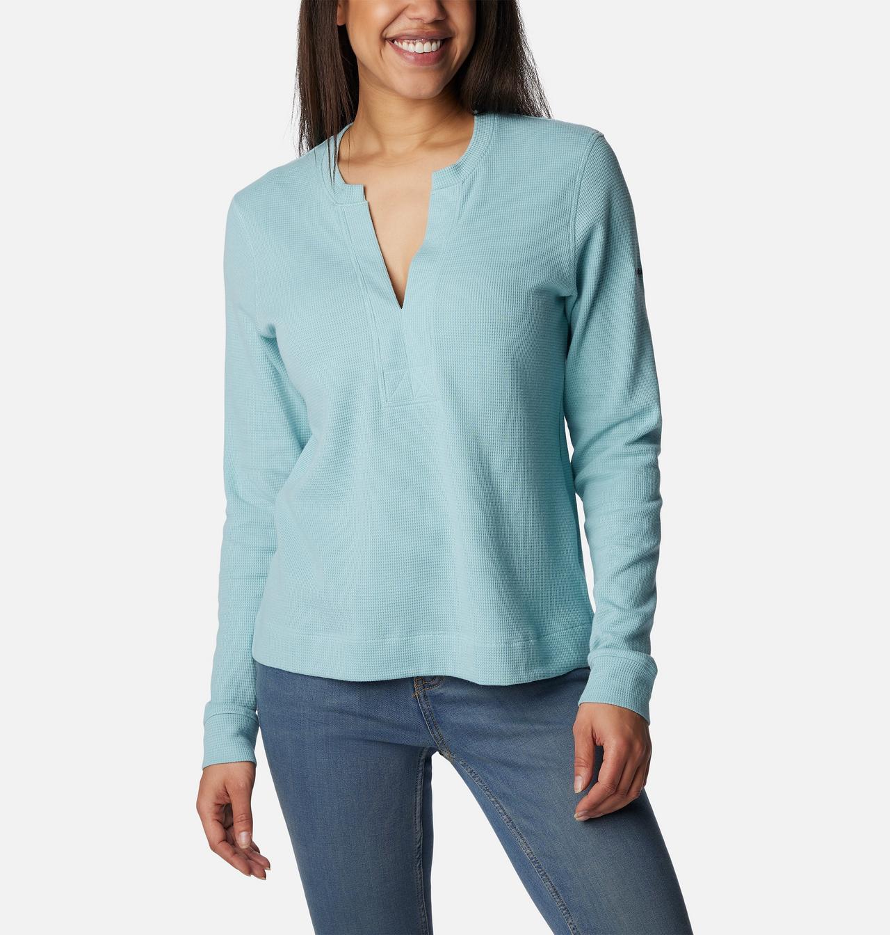 Women's Holly Hideaway™ Waffle Long Sleeve Shirt 1