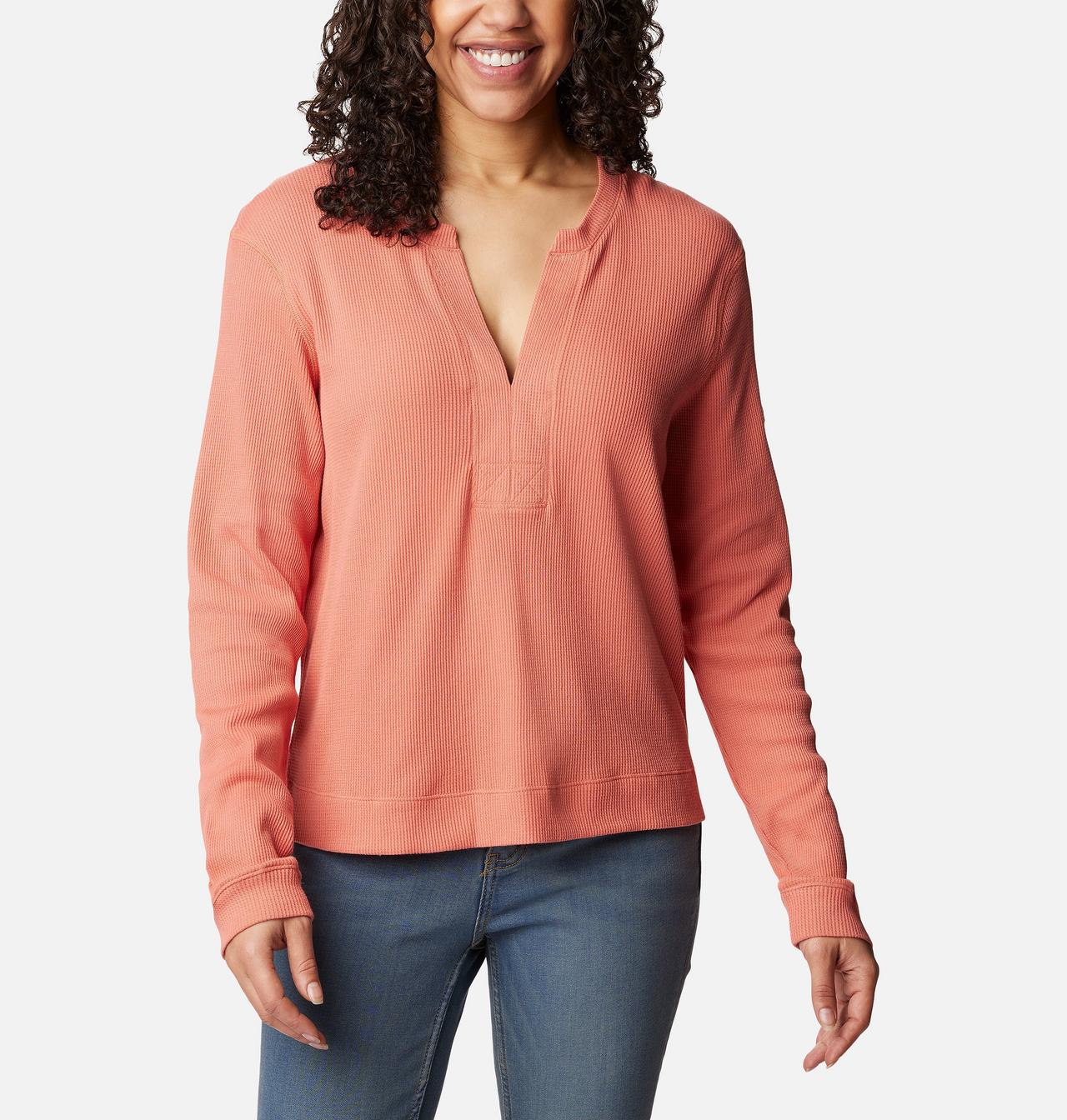 Women's Holly Hideaway™ Waffle Long Sleeve Shirt 1