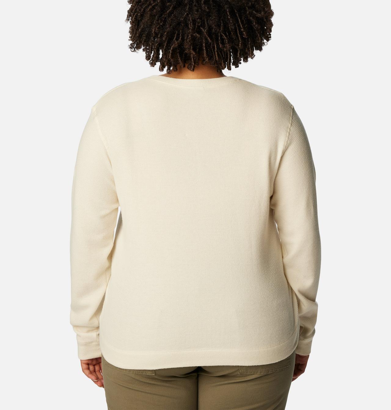 Women's Holly Hideaway™ Waffle Long Sleeve Shirt - Plus Size 2