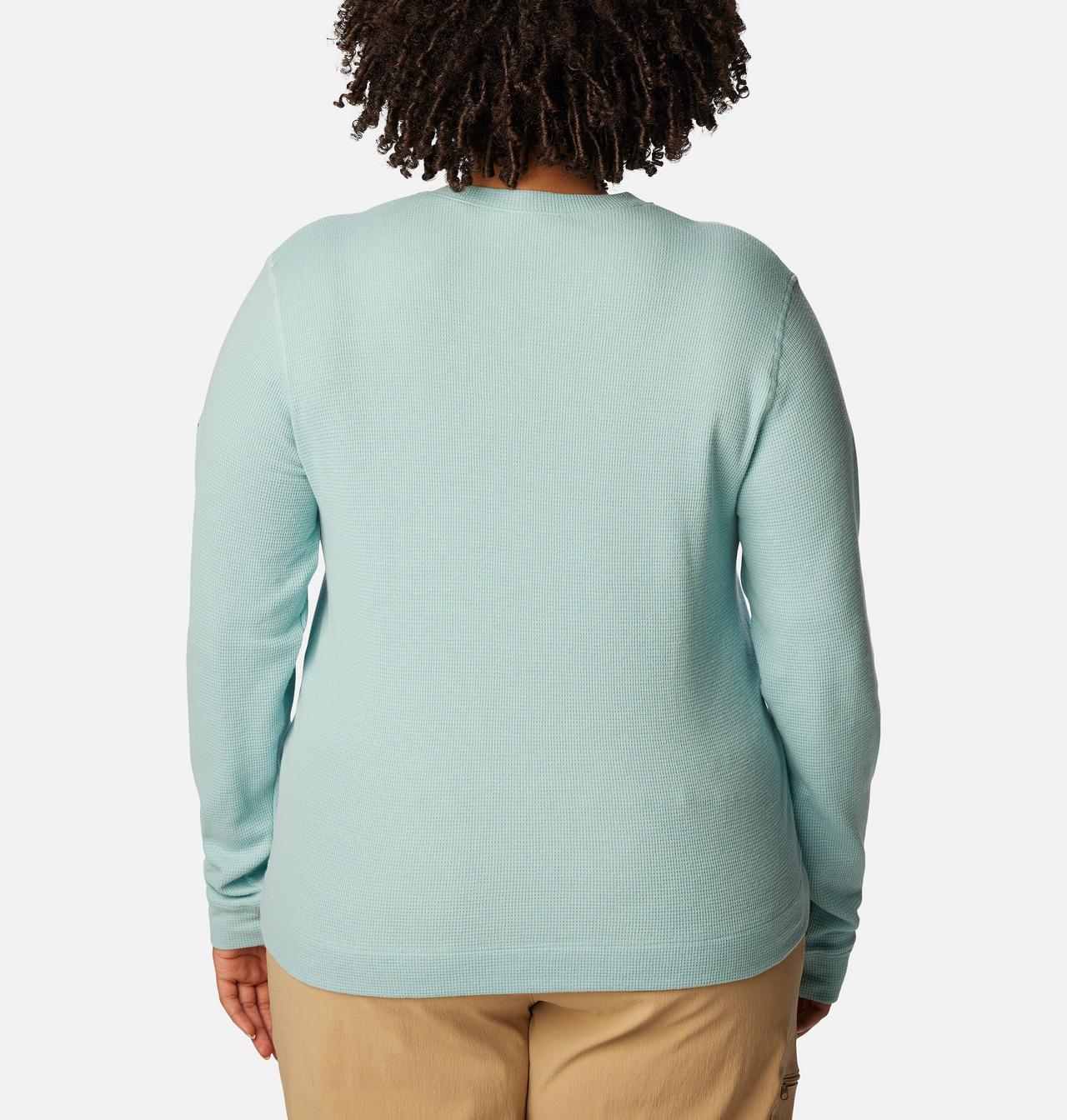 Women's Holly Hideaway™ Waffle Long Sleeve Shirt - Plus Size 2