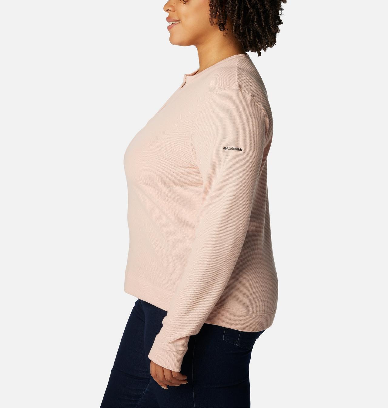 Women's Holly Hideaway™ Waffle Long Sleeve Shirt - Plus Size 3
