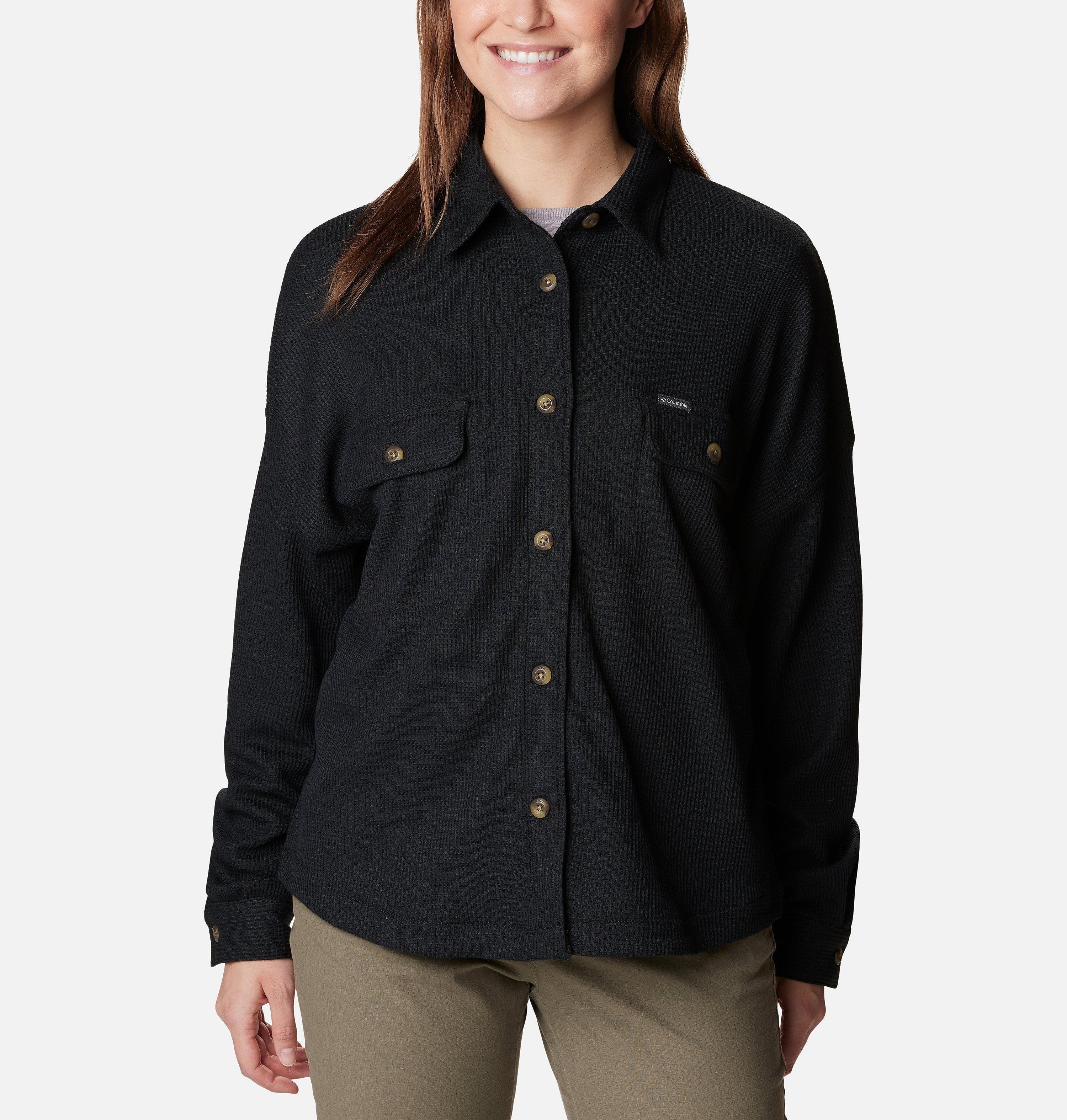 Women's Holly Hideaway™ Waffle Shirt Jacket 3