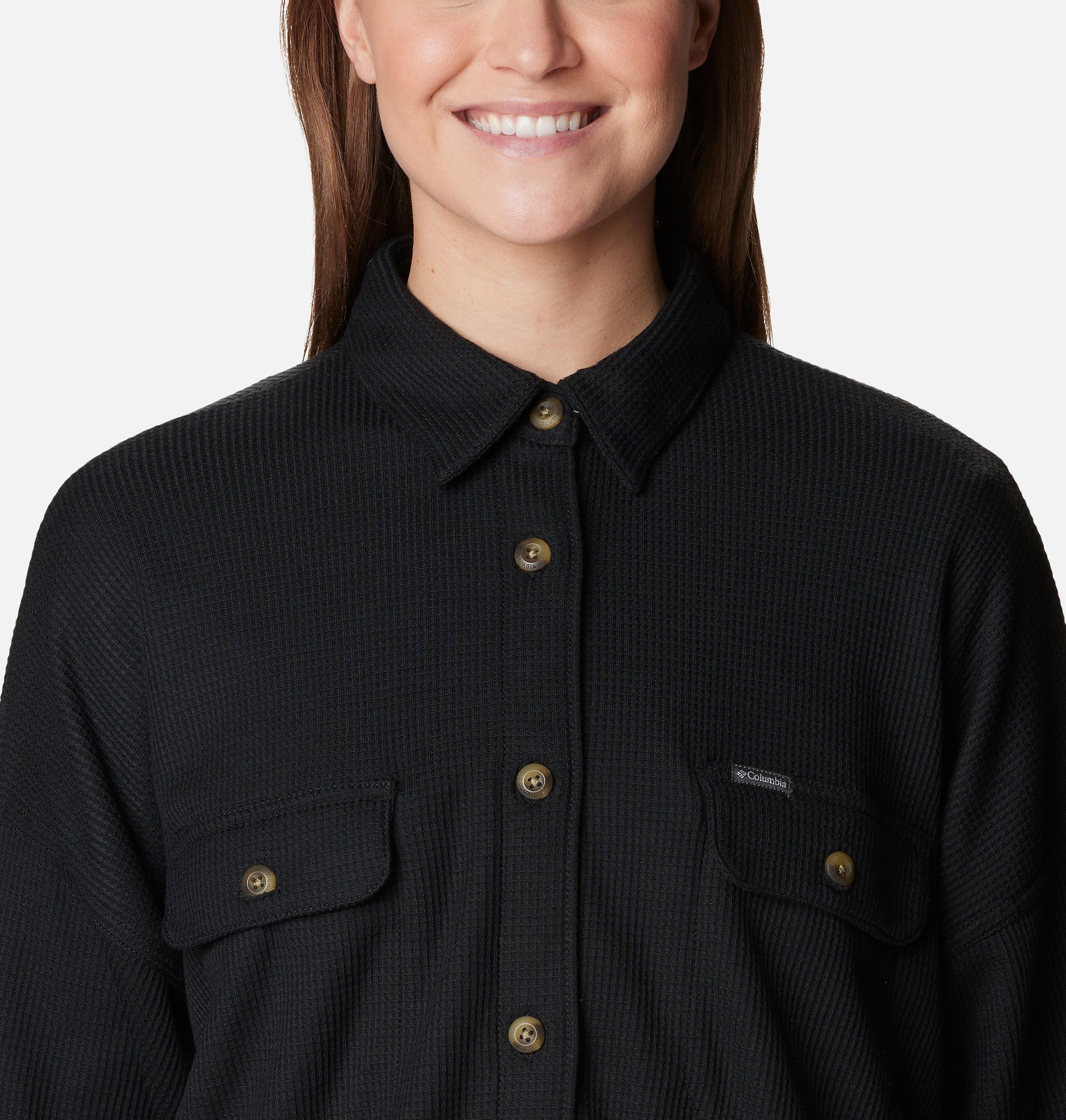 Women's Holly Hideaway™ Waffle Shirt Jacket 5