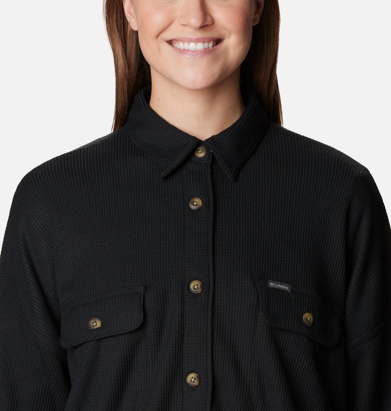 Women's Holly Hideaway™ Waffle Shirt Jacket 5