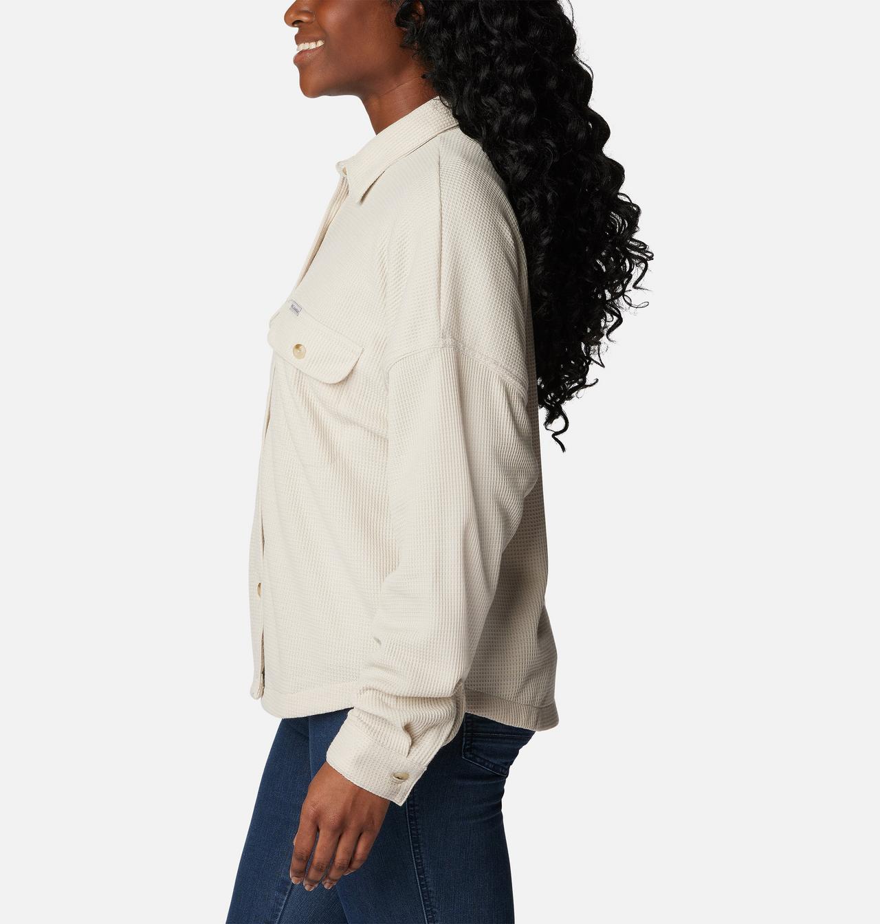 Women's Holly Hideaway™ Waffle Shirt Jacket 4