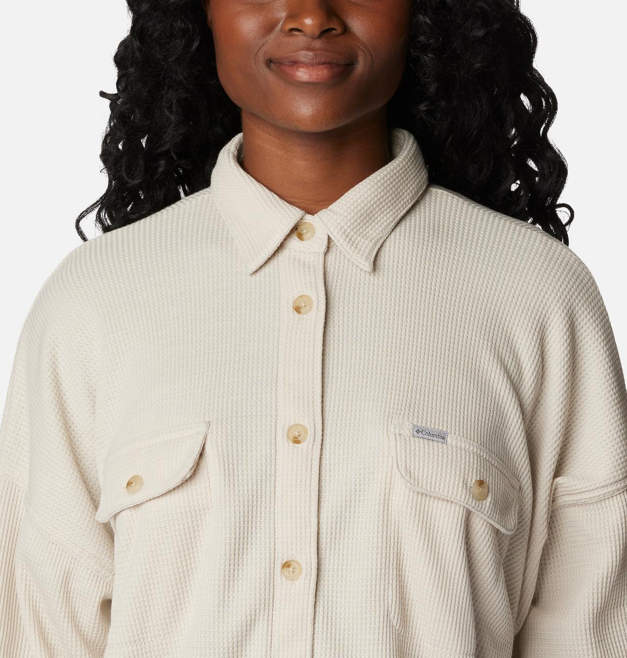 Women's Holly Hideaway™ Waffle Shirt Jacket 5