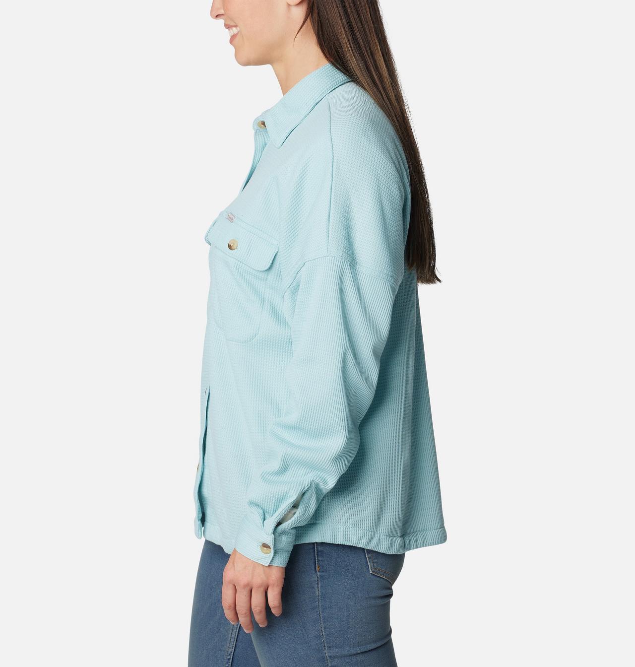 Women's Holly Hideaway™ Waffle Shirt Jacket 4
