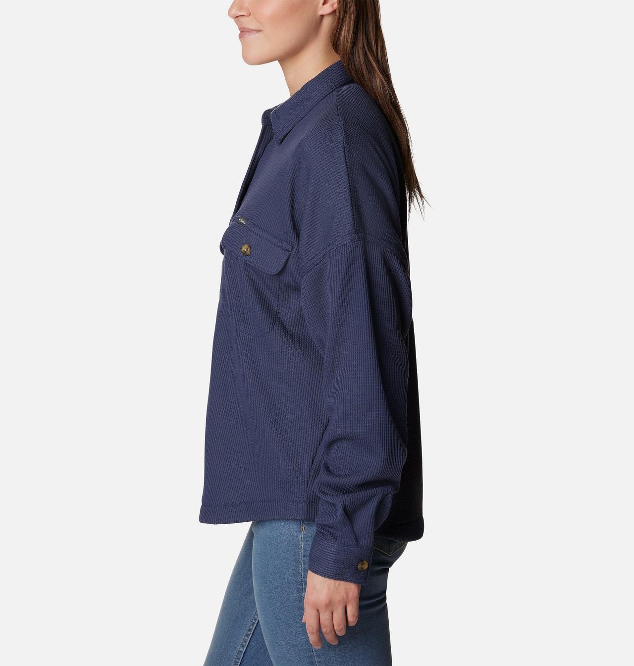 Women's Holly Hideaway™ Waffle Shirt Jacket 4