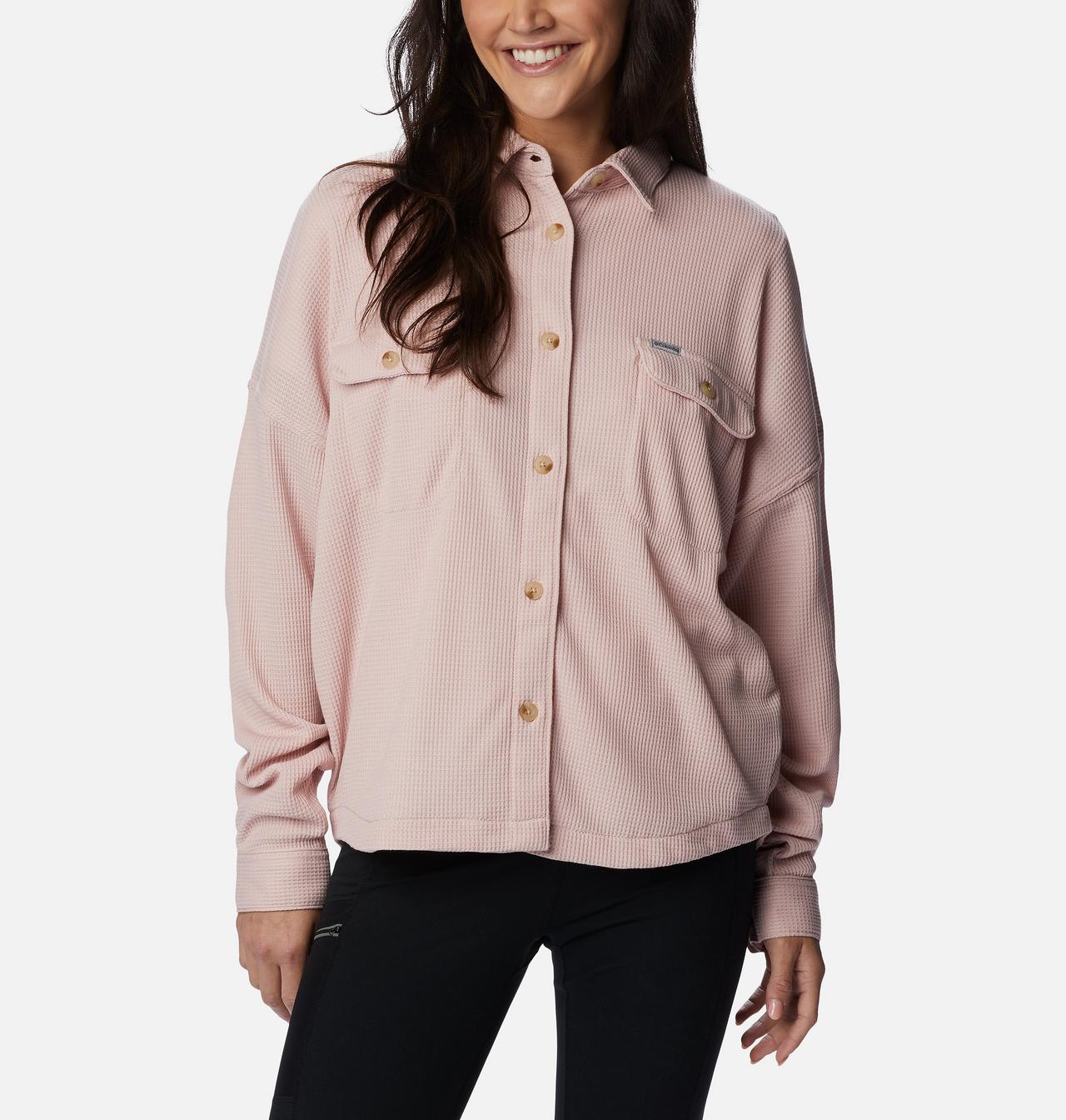 Women's Holly Hideaway™ Waffle Shirt Jacket 3