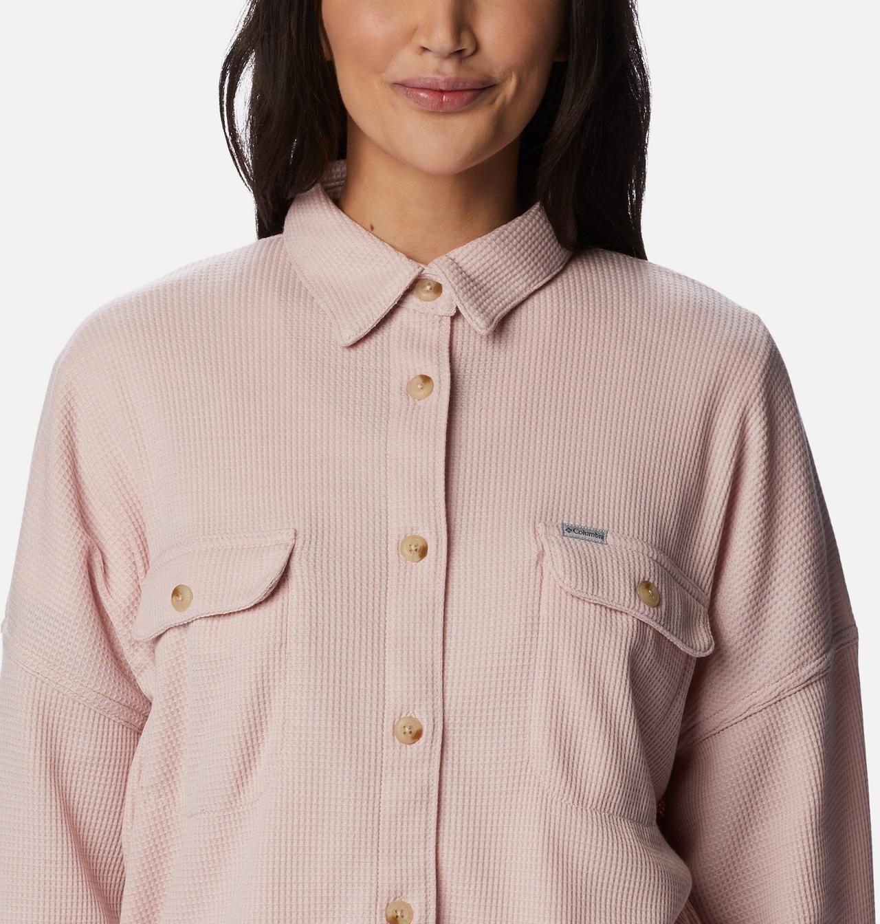 Women's Holly Hideaway™ Waffle Shirt Jacket 5