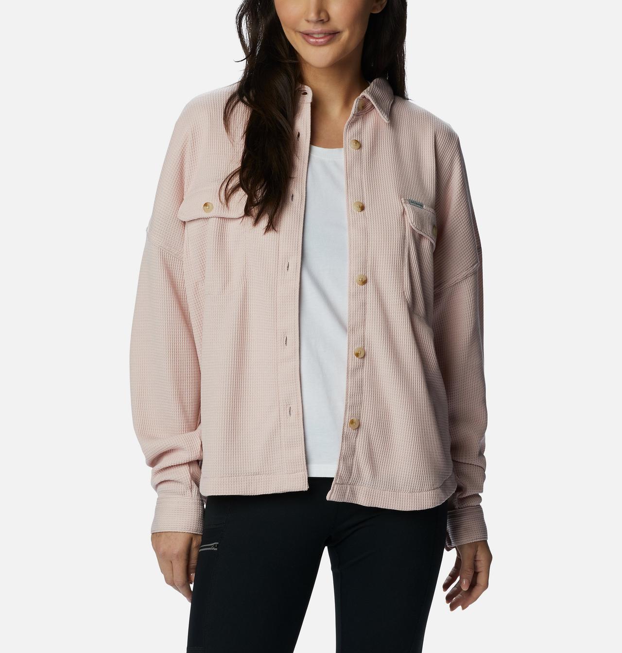 Women's Holly Hideaway™ Waffle Shirt Jacket 1