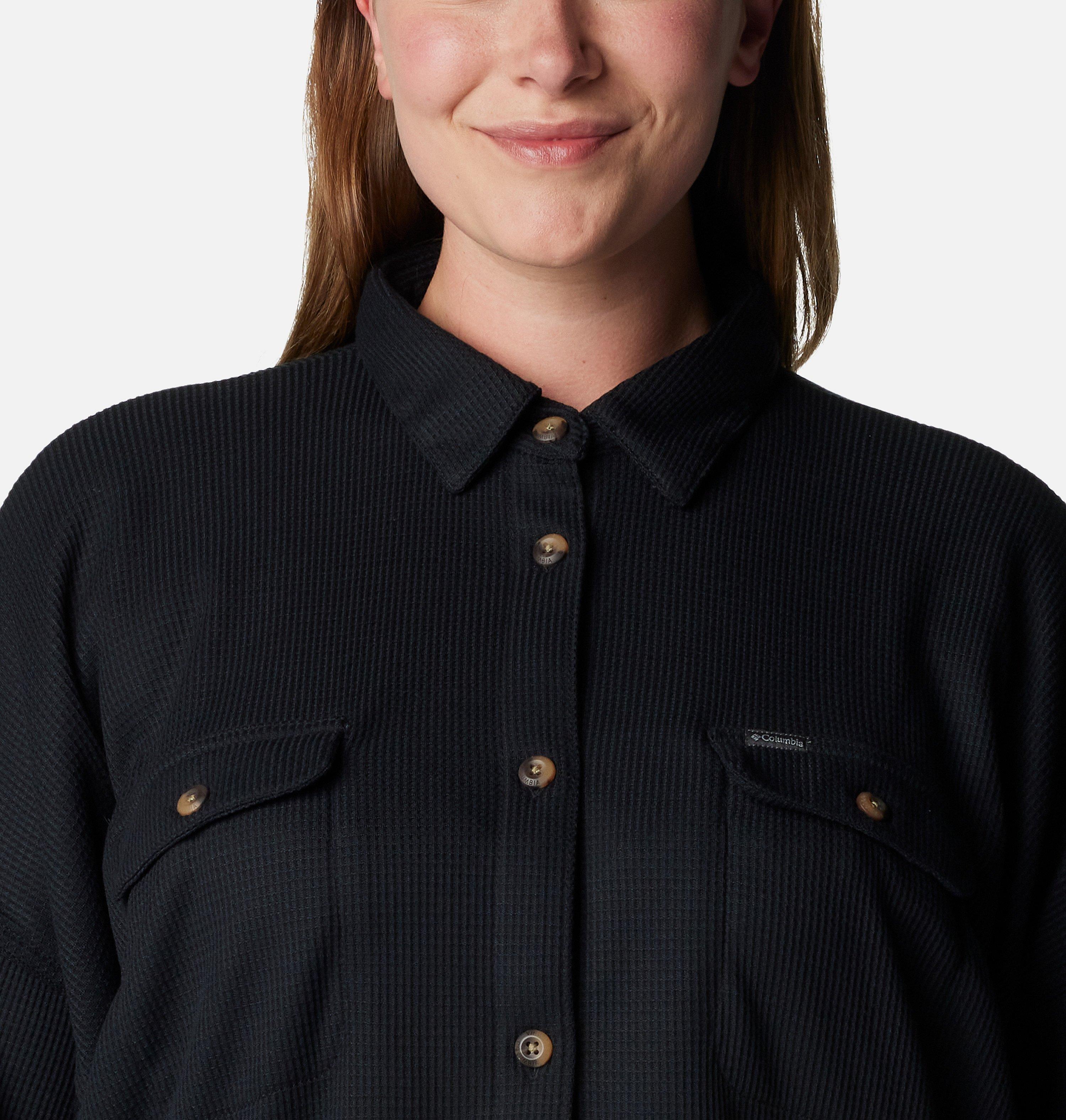 Women's Holly Hideaway™ Waffle Shirt Jacket - Plus Size 5