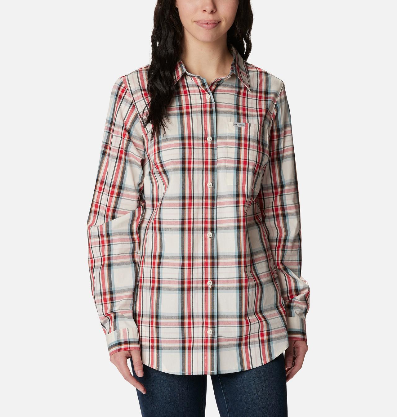 Chemise à manches longues avec motif Anytime™ pour femmes 1