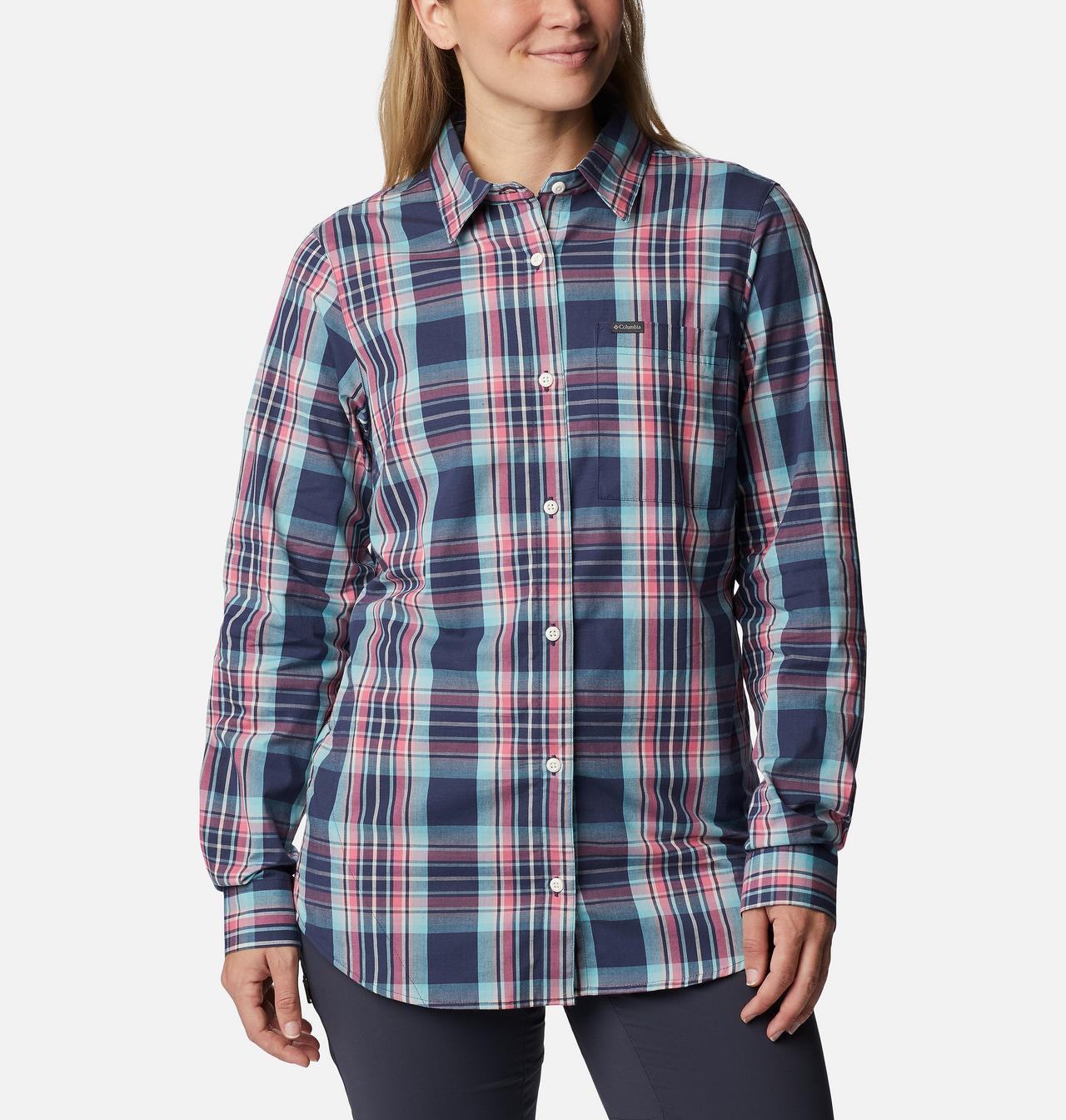 Chemise à manches longues avec motif Anytime™ pour femmes 1