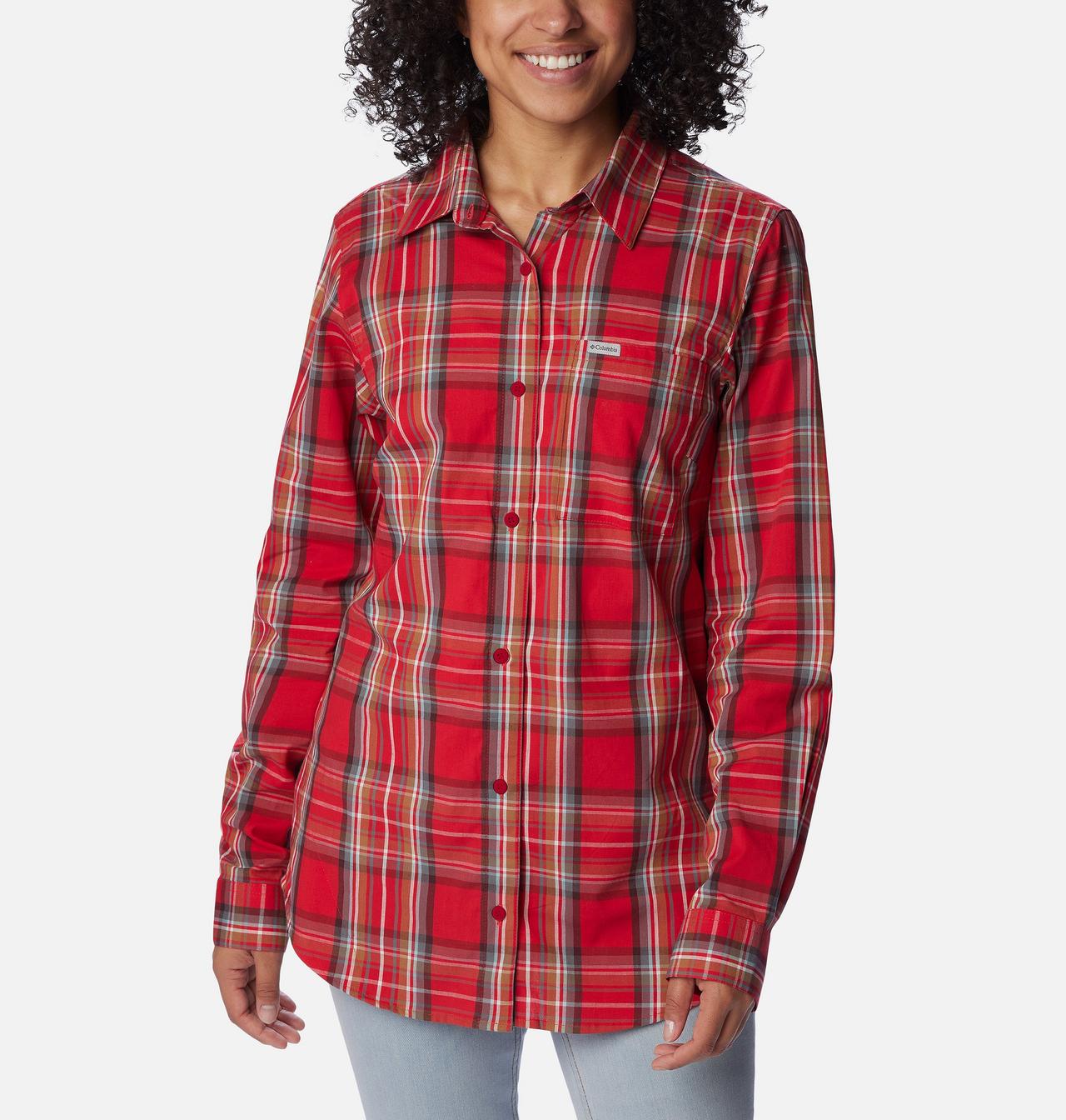 Women's Anytime™ Patterned Long Sleeve Shirt 1