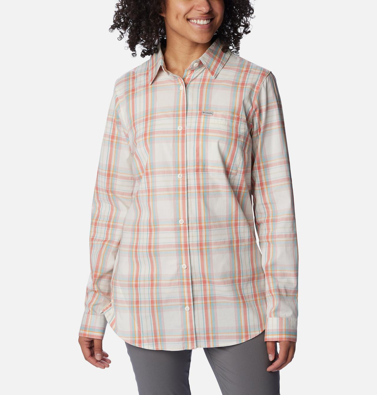 Chemise à manches longues avec motif Anytime™ pour femmes 1