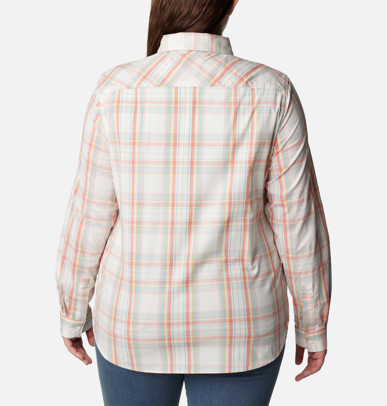 Women's Anytime™ Patterned Long Sleeve Shirt - Plus Size 2
