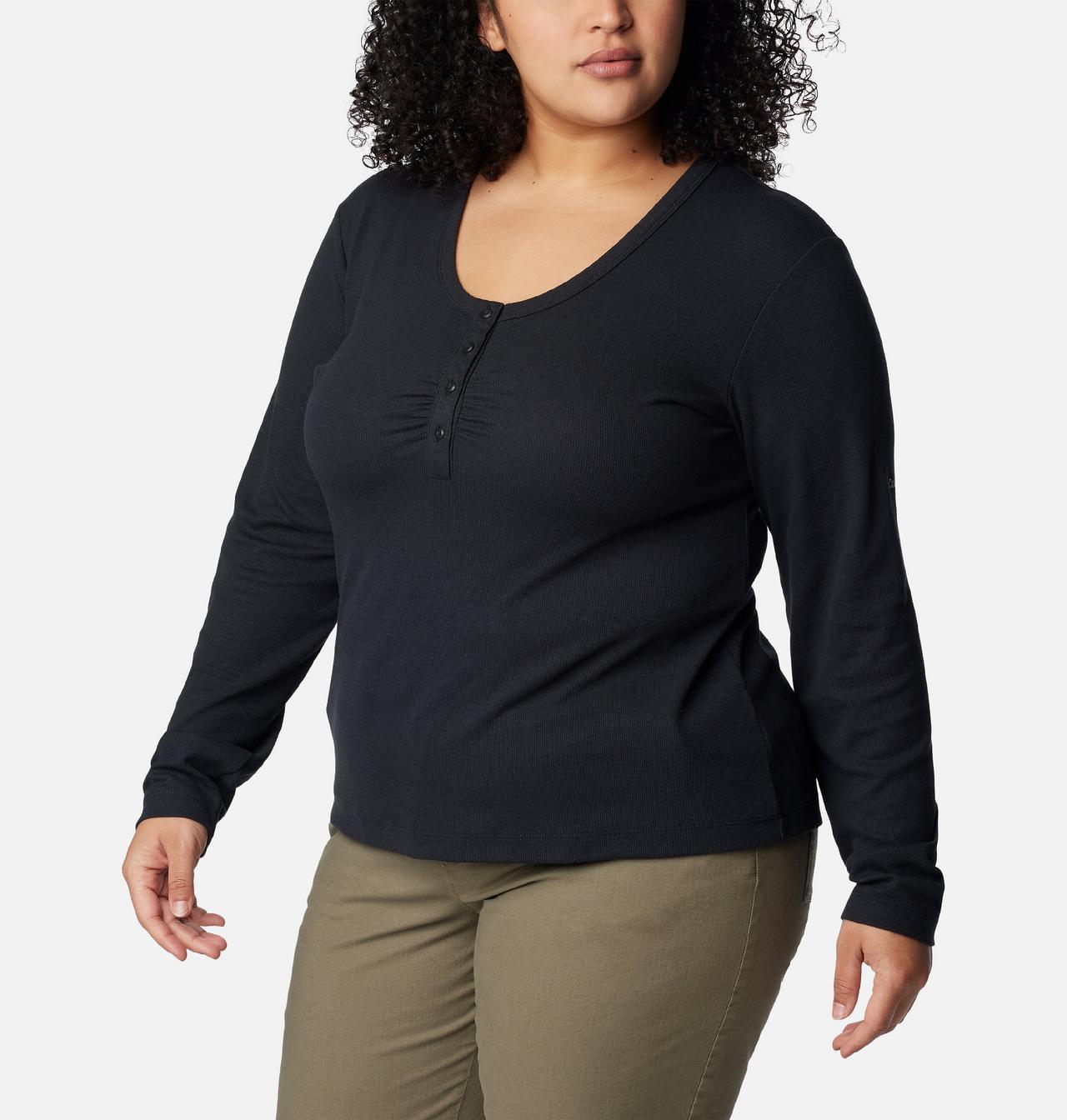 Women's Calico Basin™ Ribbed Long Sleeve Shirt - Plus Size 5