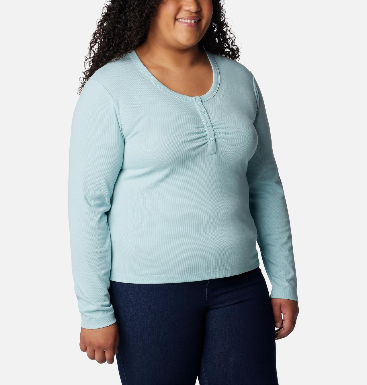 Women's Calico Basin™ Ribbed Long Sleeve Shirt - Plus Size 5