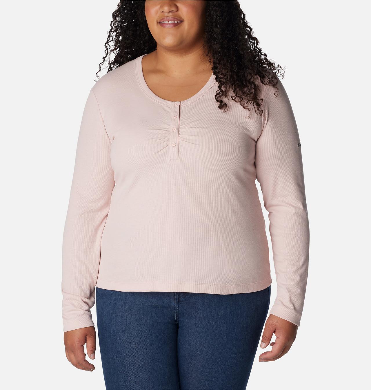 Women's Calico Basin™ Ribbed Long Sleeve Shirt - Plus Size 1