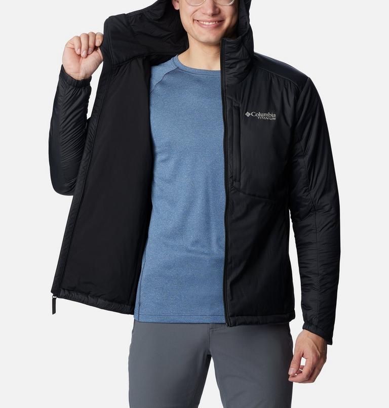 Chaqueta el&aacute;stica con aislamiento Silver Leaf para hombre, Color: Black, image 5