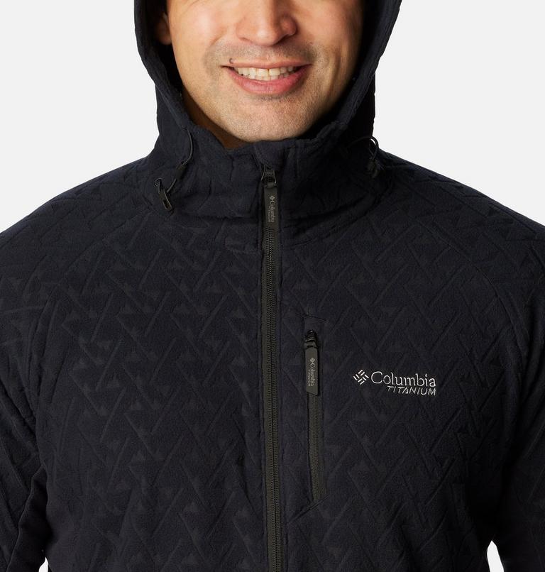 Men's Titan Pass 3.0 Hooded Technical Fleece Jacket, Color: Black, image 4