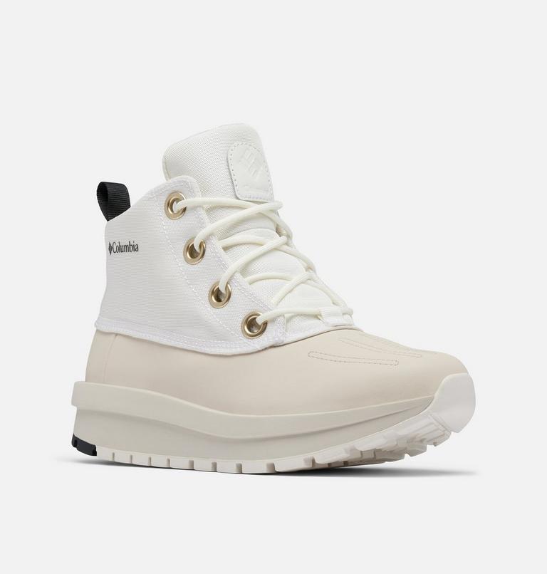 Women's Moritza Shield Winter Boot, Color: Sea Salt, Black, image 3