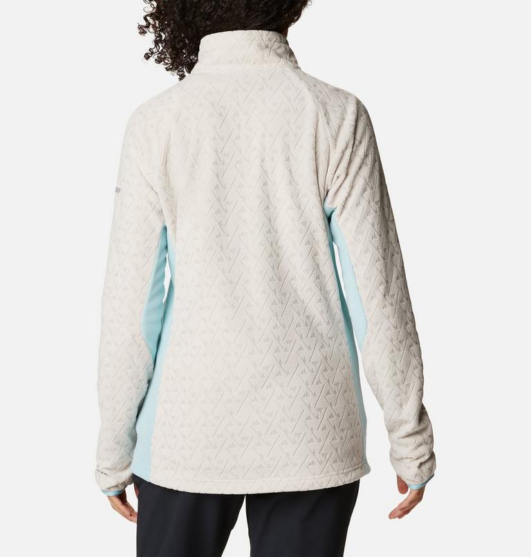 Women's Titan Pass 3.0 Technical Fleece Jacket, Color: Dark Stone, Aqua Haze, image 2
