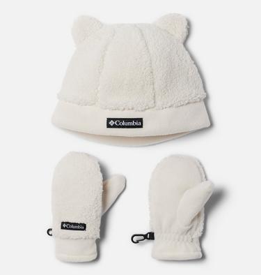 Toddler Rugged Ridge Beanie and Mitten Set, Color: Chalk, image 1