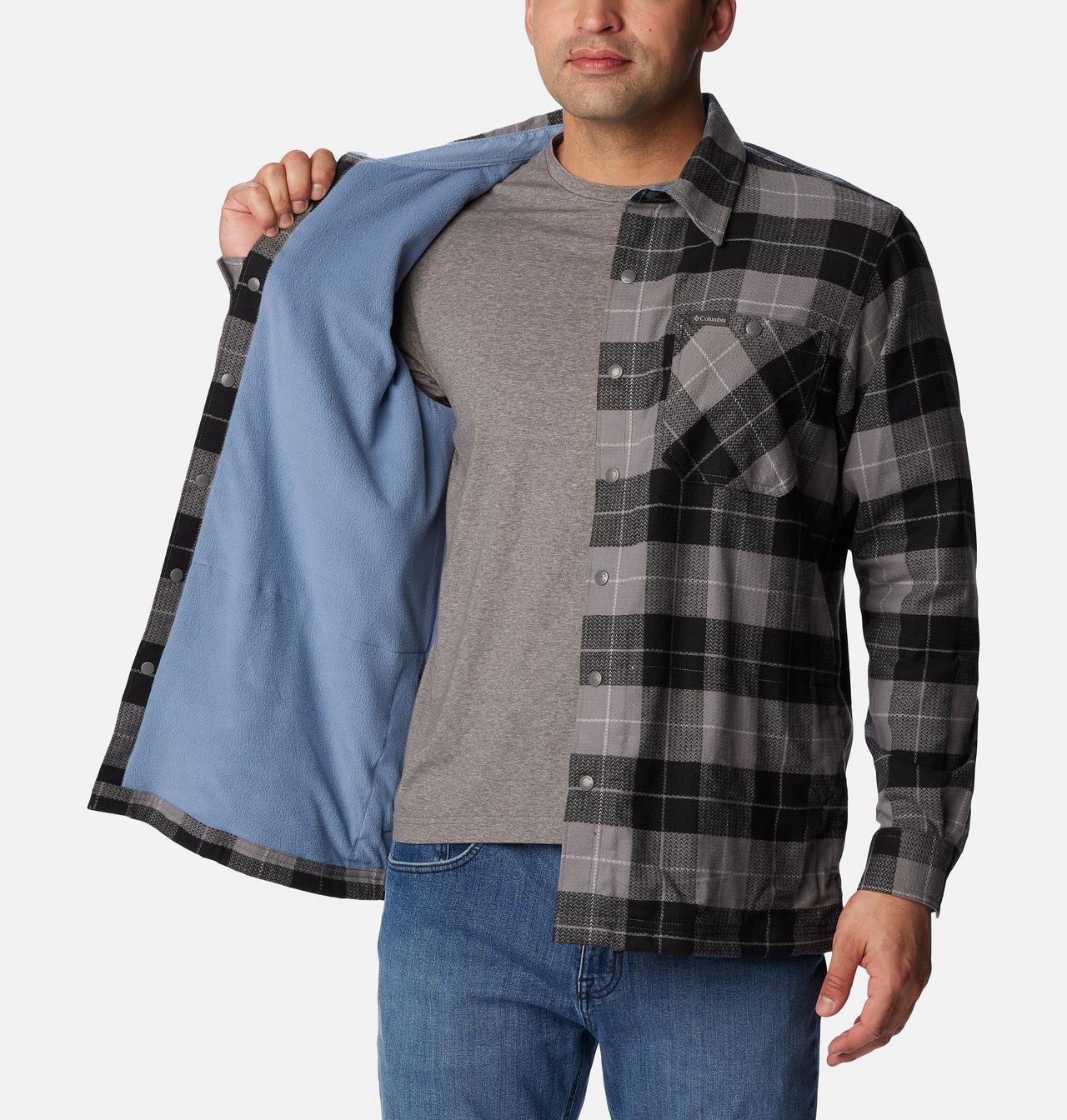 Manteau-chemise à doublure intérieure en laine polaire Cornell Woods™ pour hommes 6