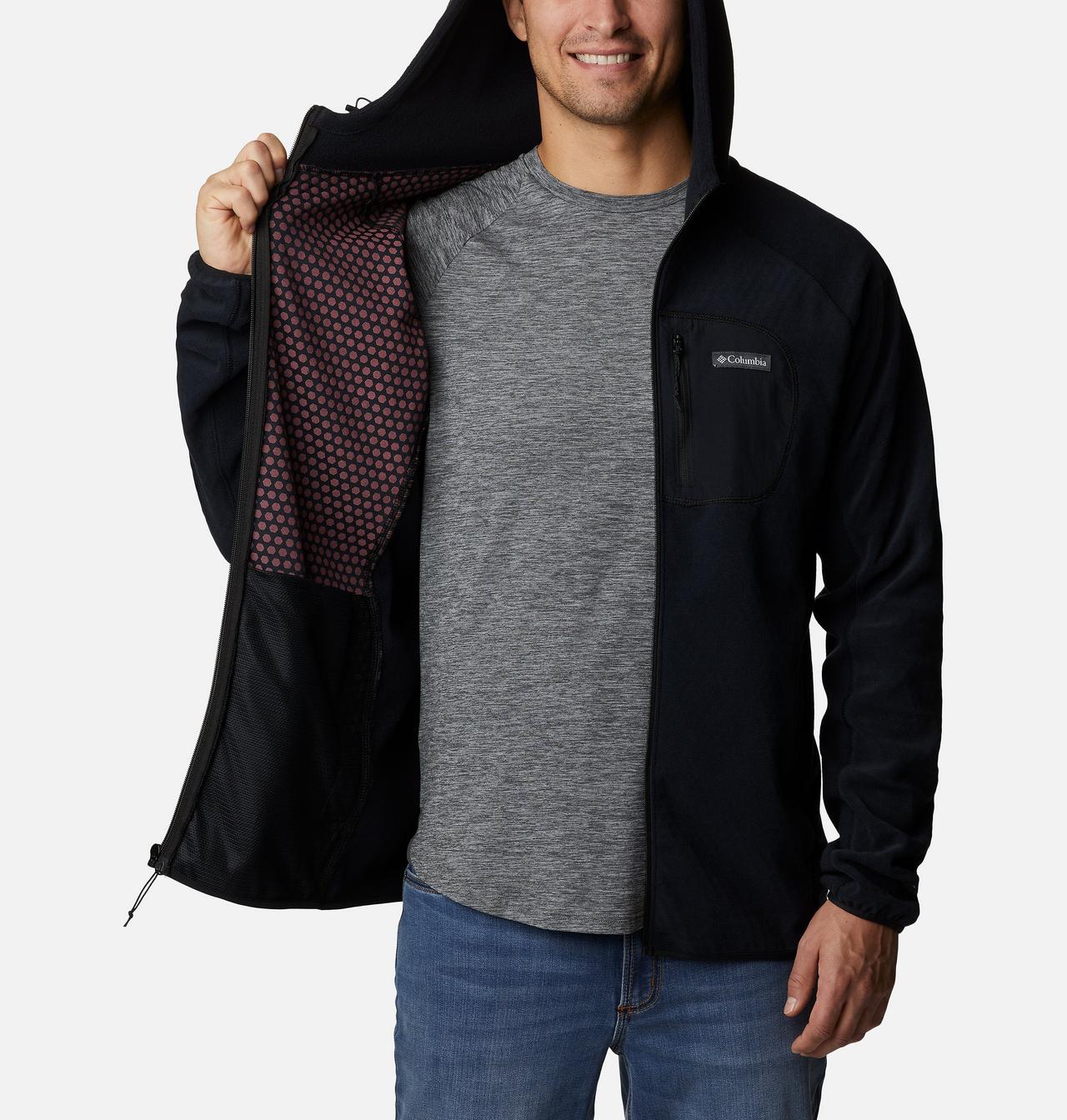 Manteau à capuchon avec fermeture éclair Outdoor Tracks™ pour hommes 5