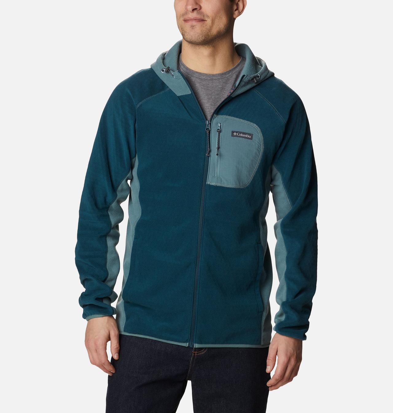 Manteau à capuchon avec fermeture éclair Outdoor Tracks™ pour hommes 1